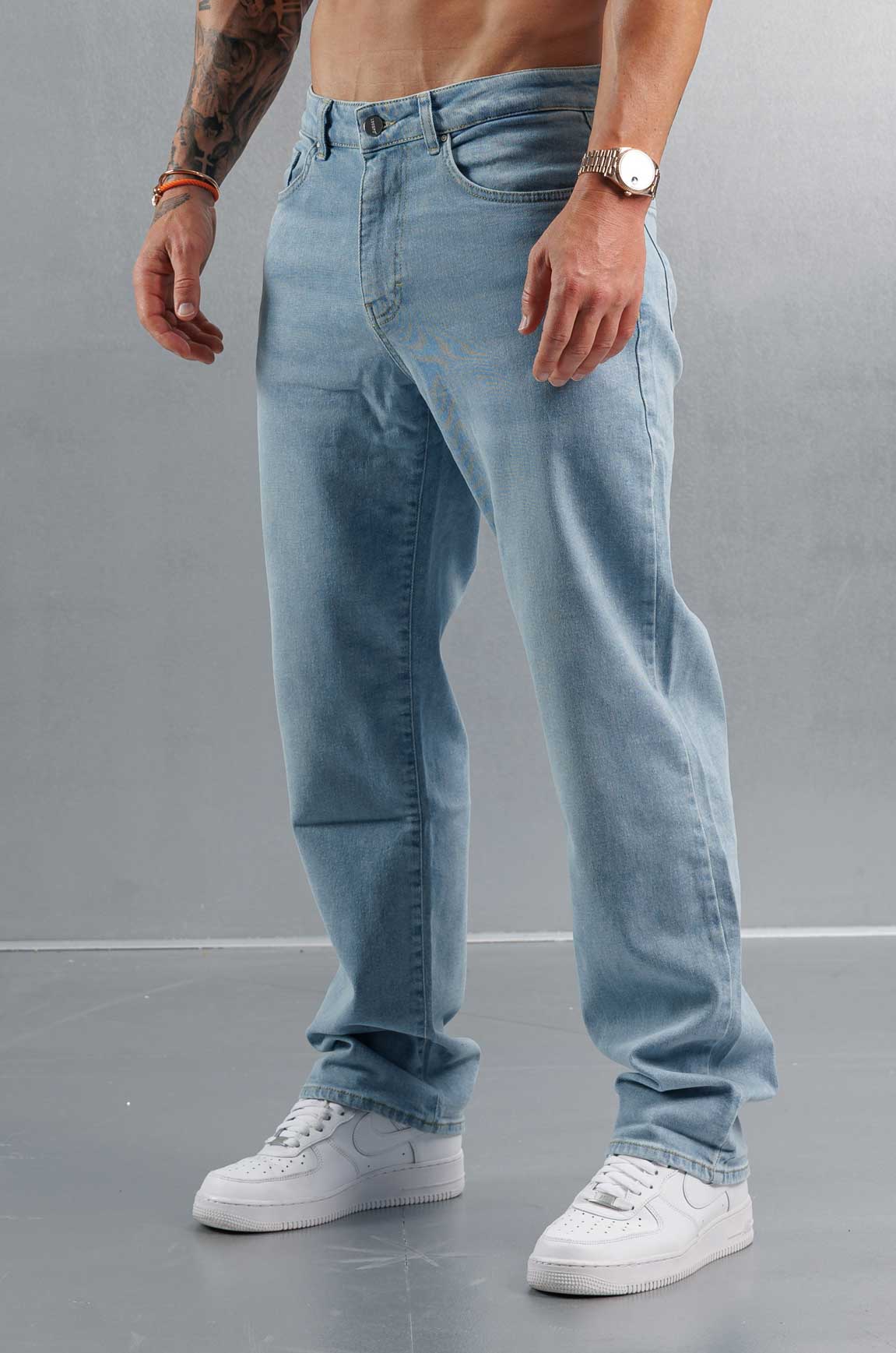 BAGGY JEANS - PALE BLUE WASH - Image 3