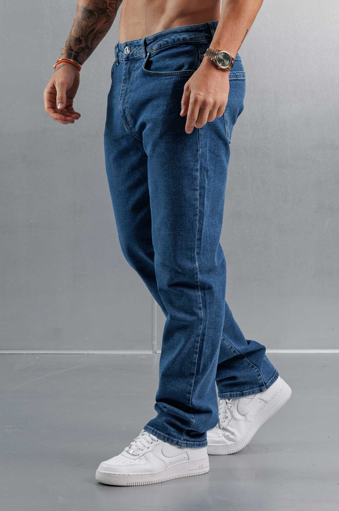 BAGGY JEANS - CLASSIC BLUE WASH - Image 3