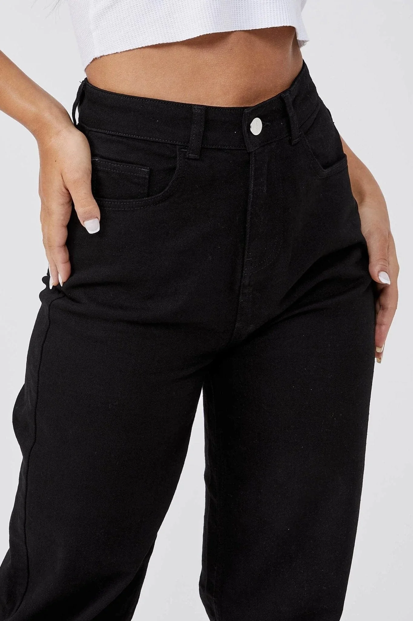 BAGGY JEANS - BLACK - Image 6
