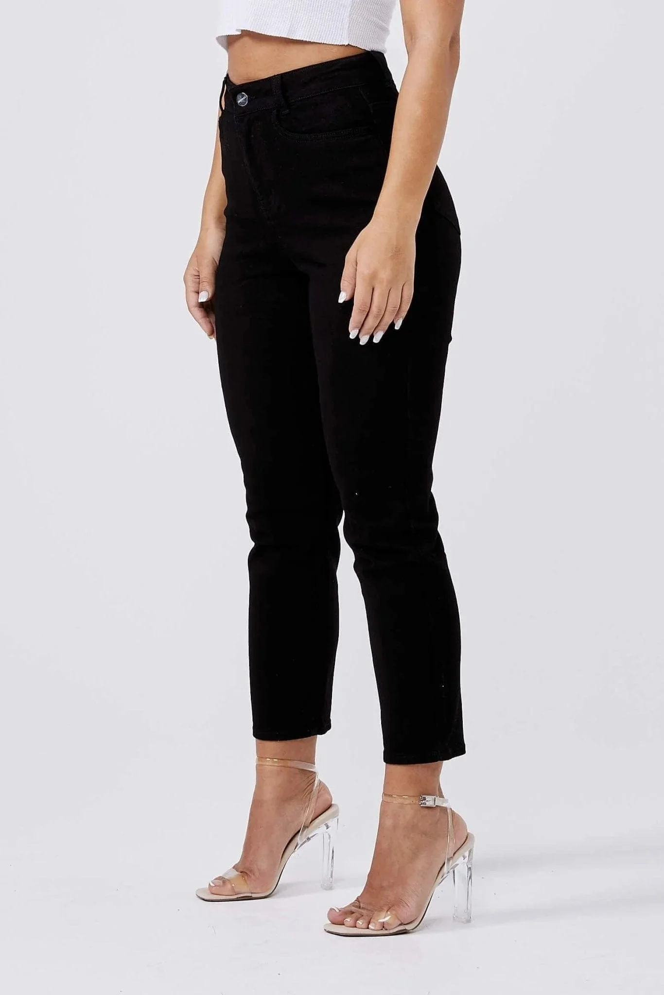 MOM JEANS - BLACK - Image 4