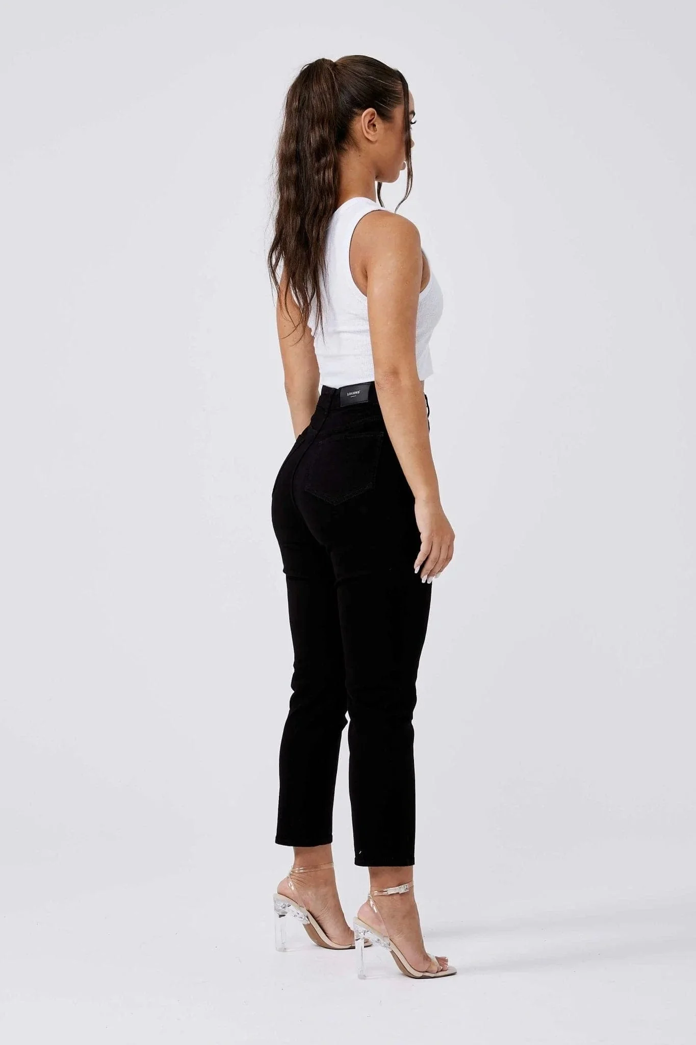 MOM JEANS - BLACK - Image 7