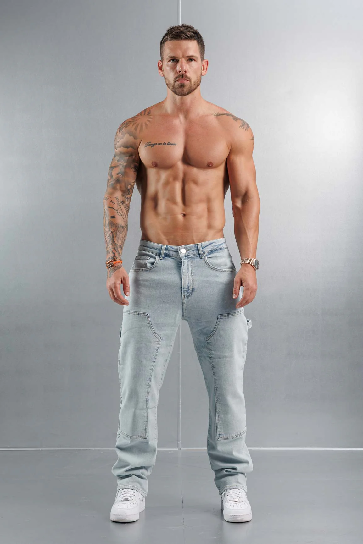 CARPENTER JEANS - BLEACH WASH - Image 2