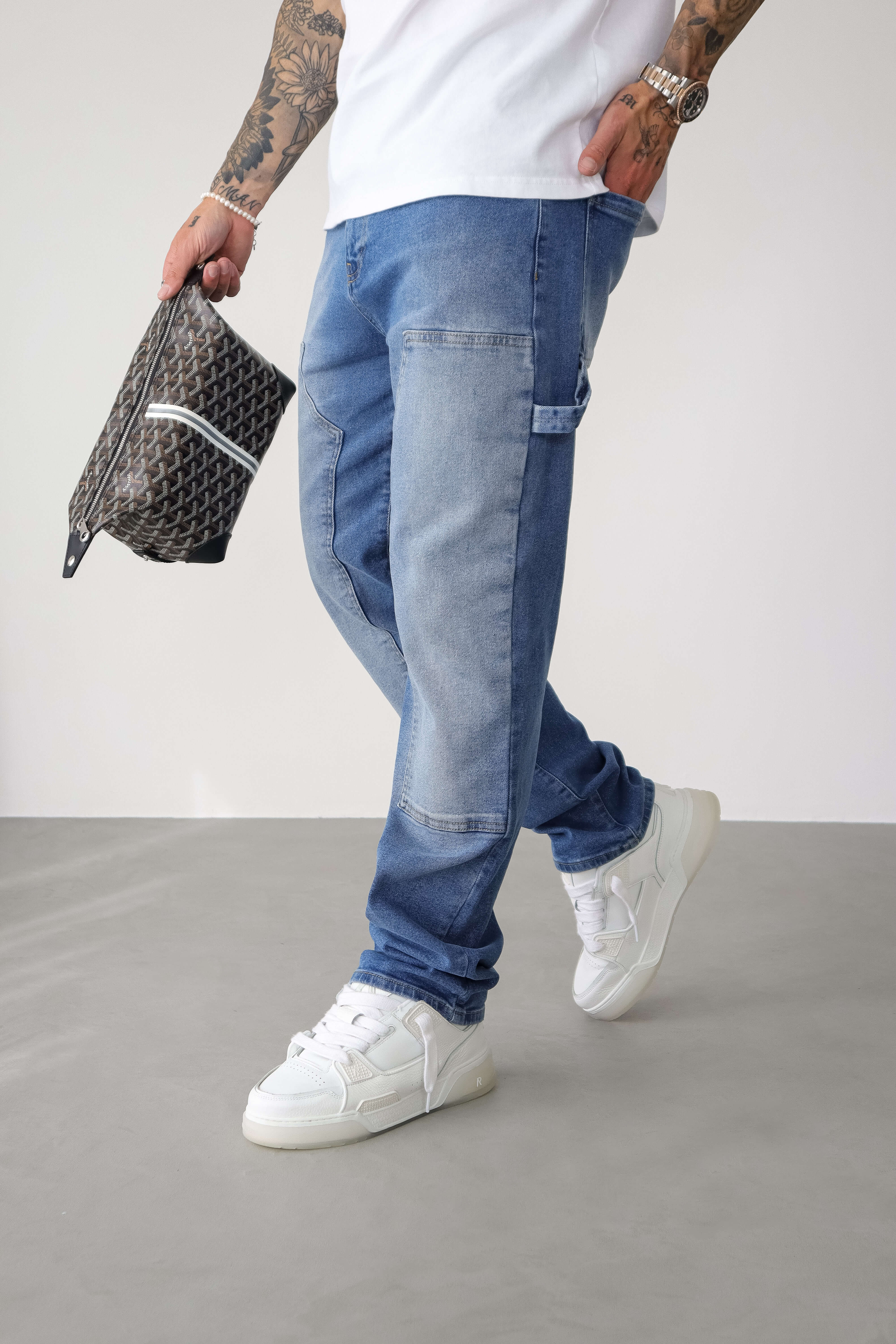 CARPENTER JEANS - WASHED LIGHT BLUE - Image 3