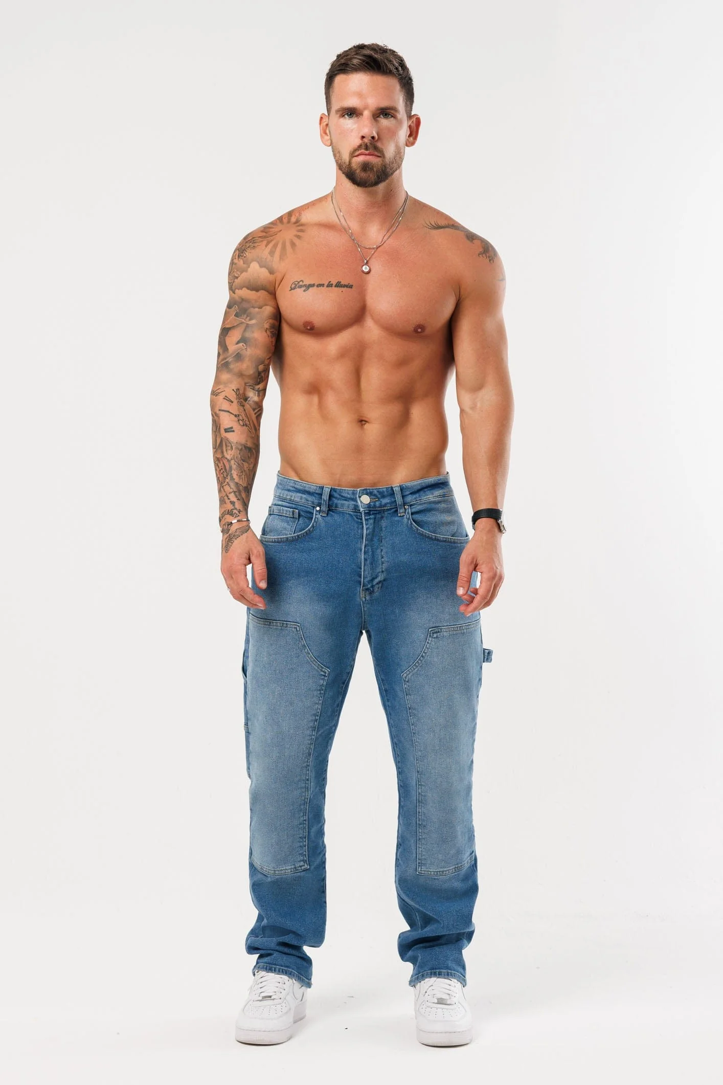 CARPENTER JEANS - MID BLUE - Image 2