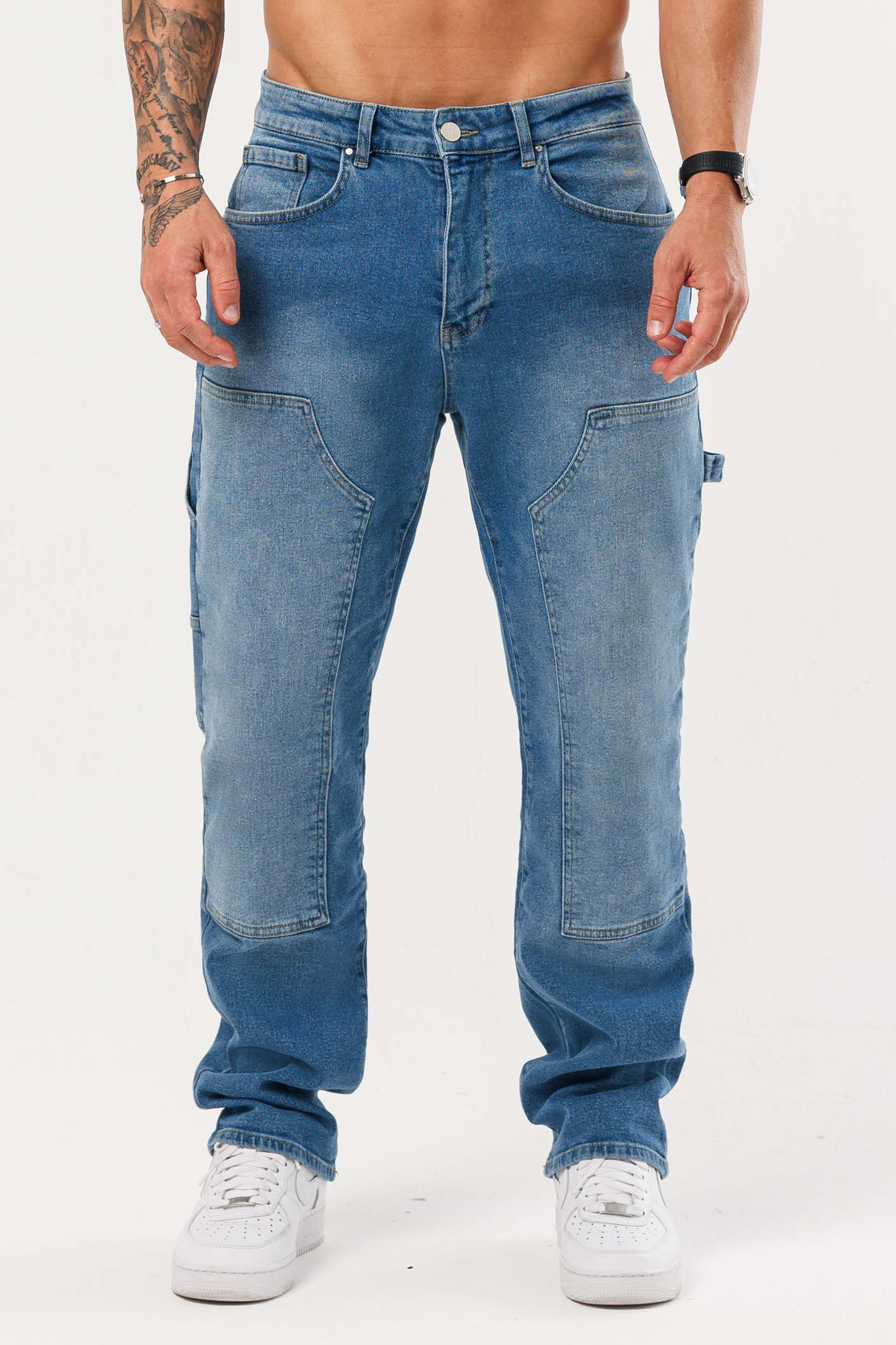 CARPENTER JEANS - MID BLUE - Image 3