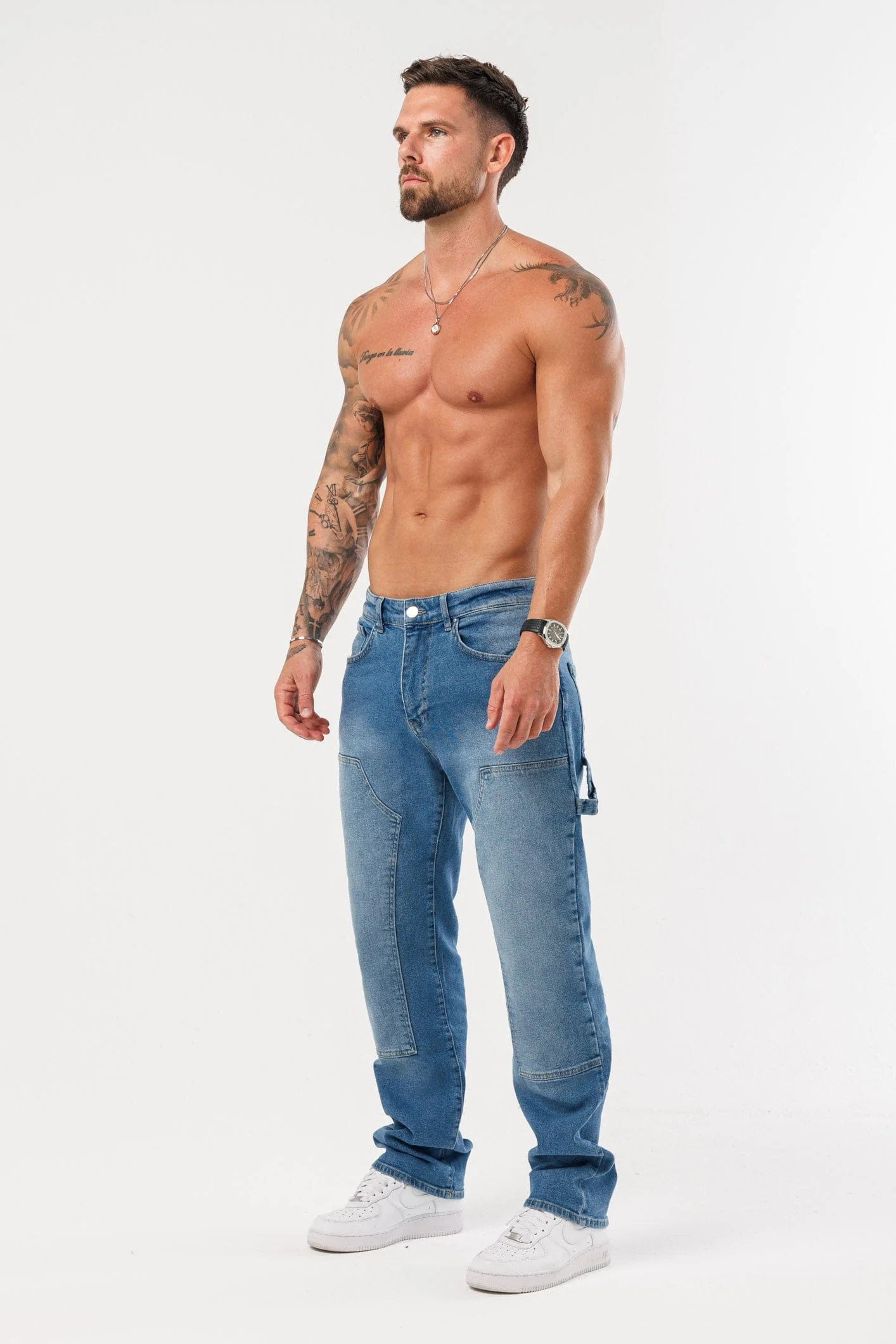 CARPENTER JEANS - MID BLUE - Image 4