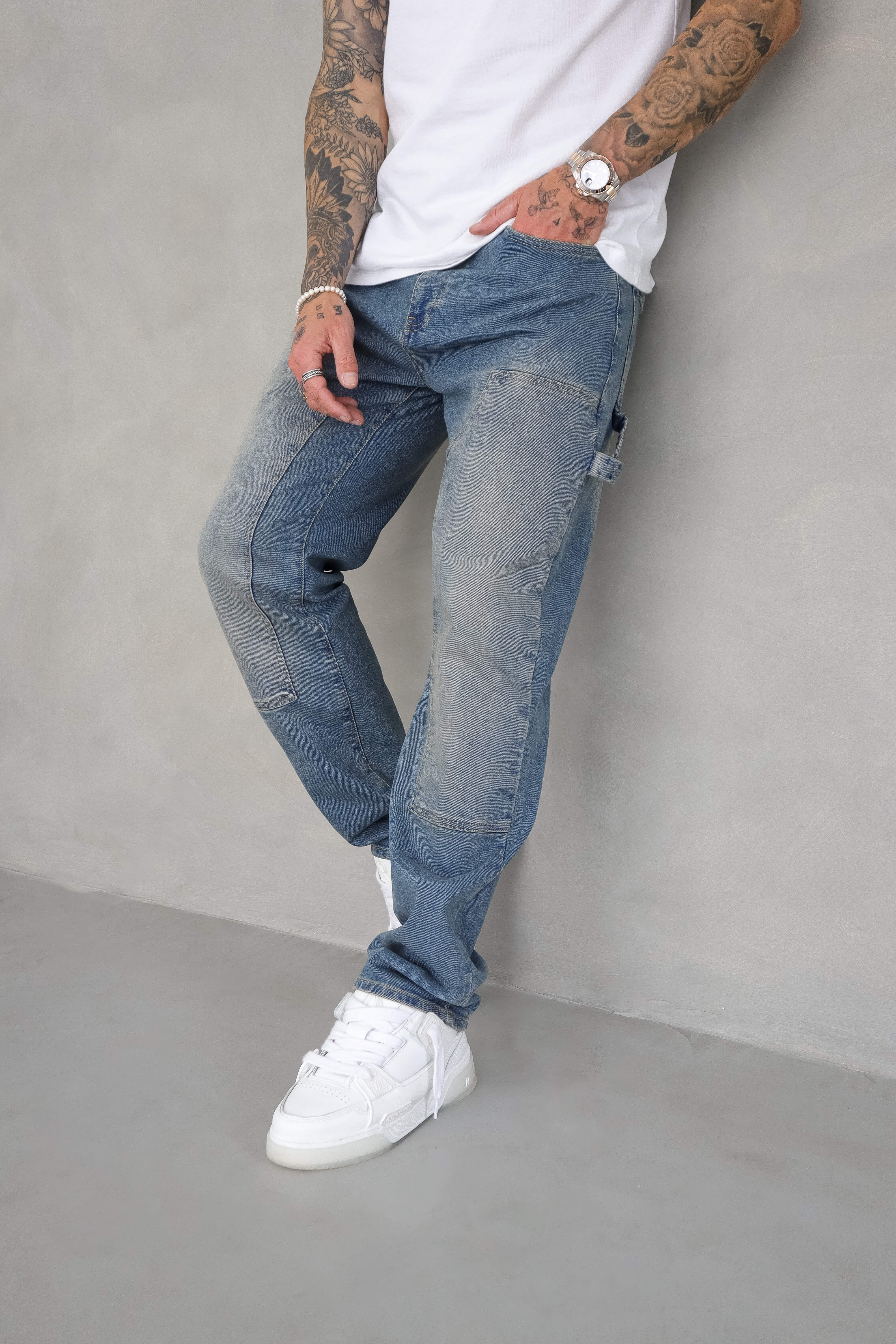 CARPENTER JEANS - WASHED STONE BLUE - Image 12