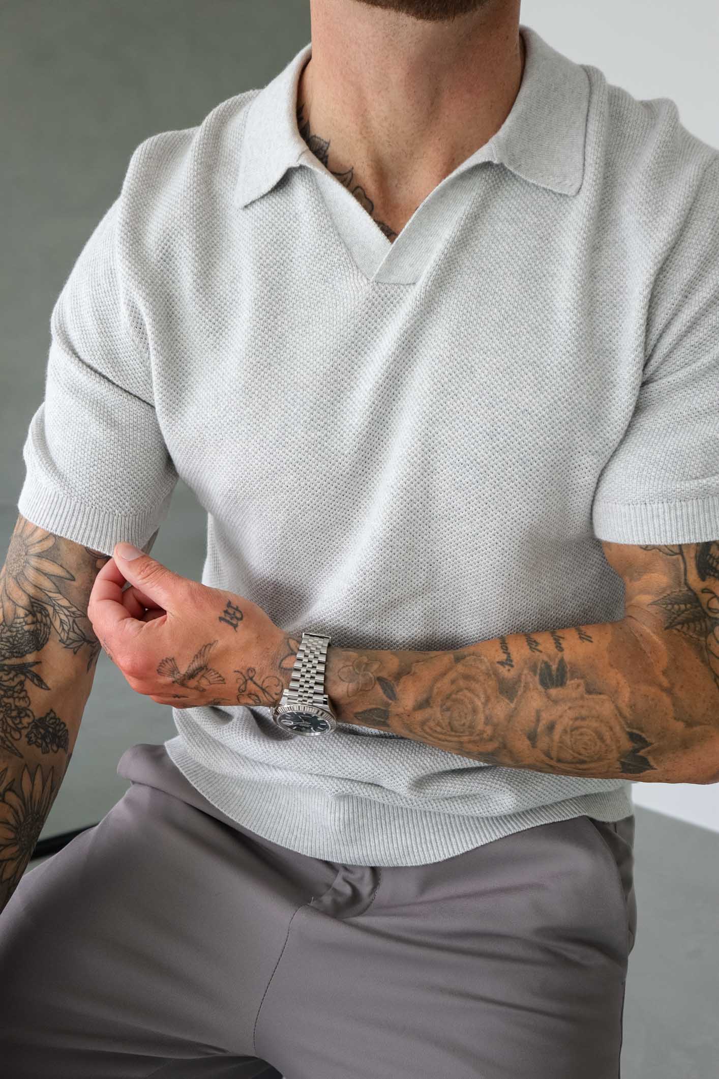 COAST POLO - GREY MARL - Image 10