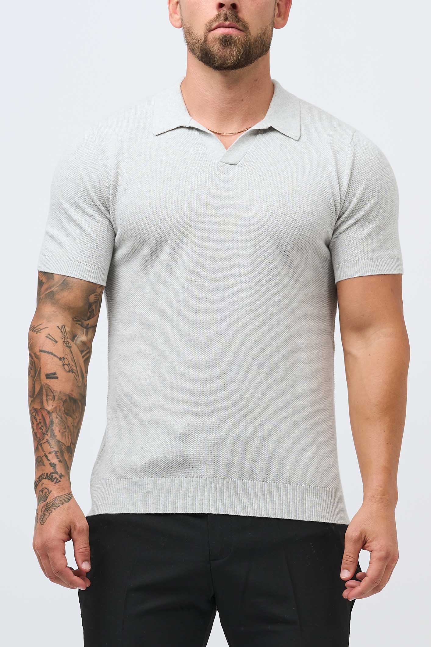 COAST POLO - GREY MARL - Image 3