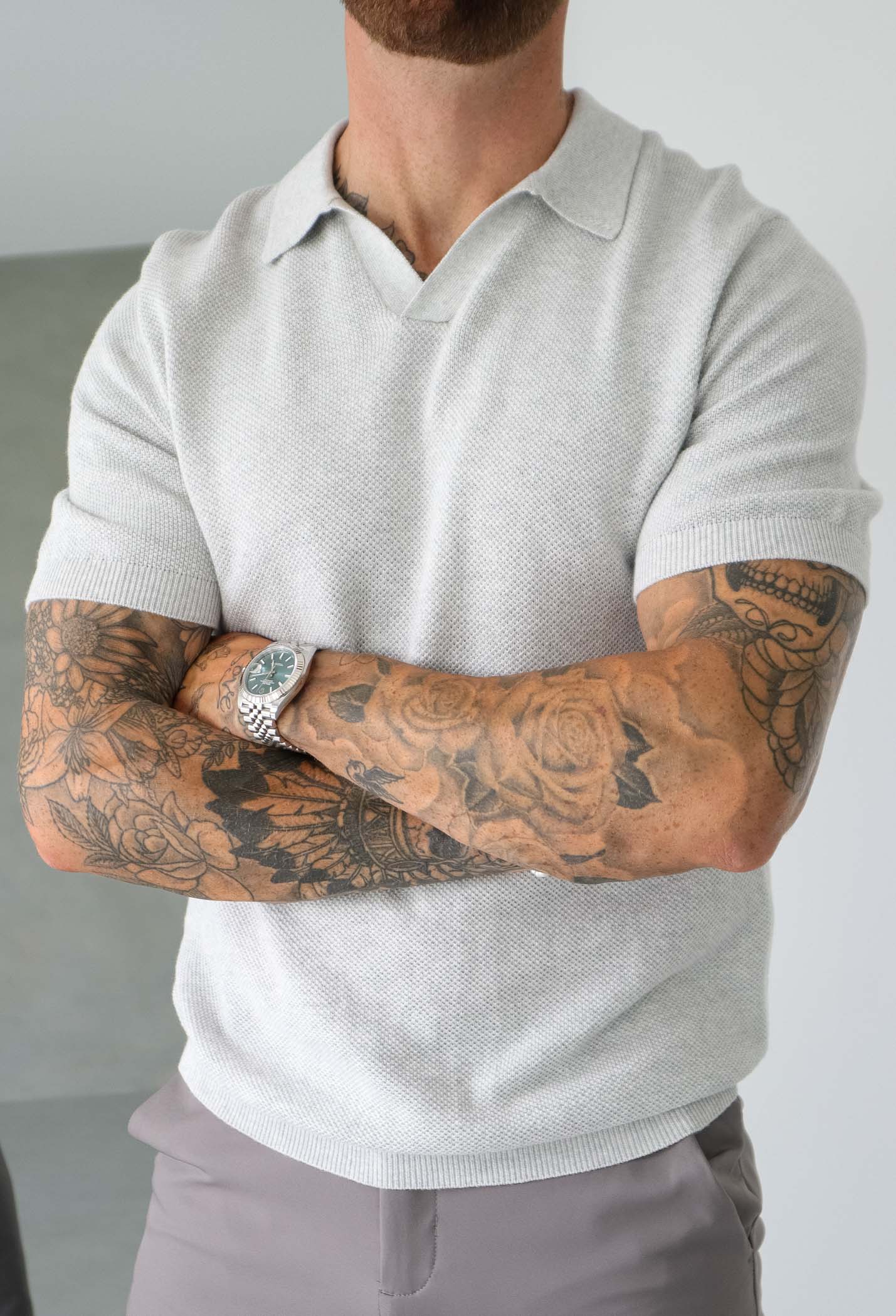 COAST POLO - GREY MARL - Image 9