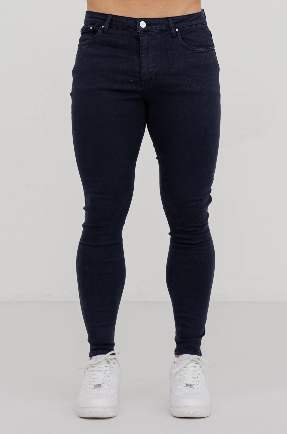SKINNY FIT JEANS - NAVY - Image 3