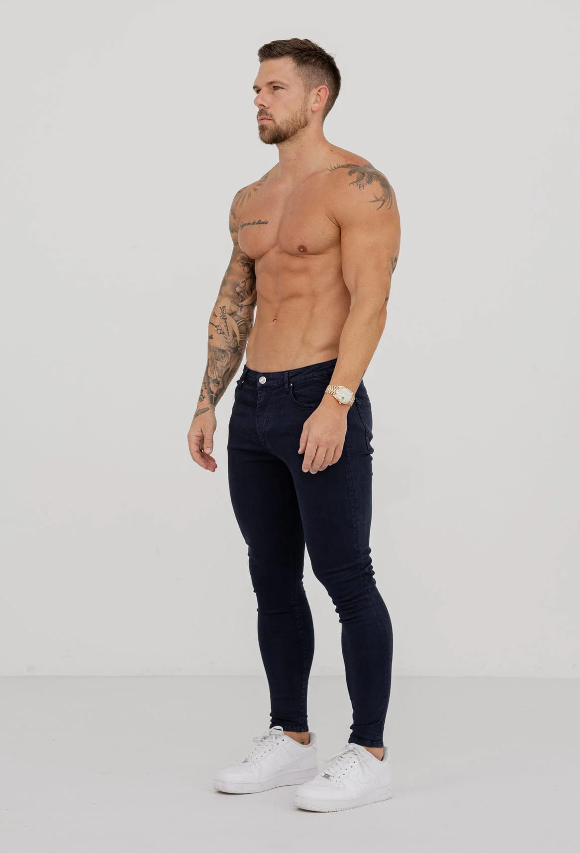 SKINNY FIT JEANS - NAVY - Image 4