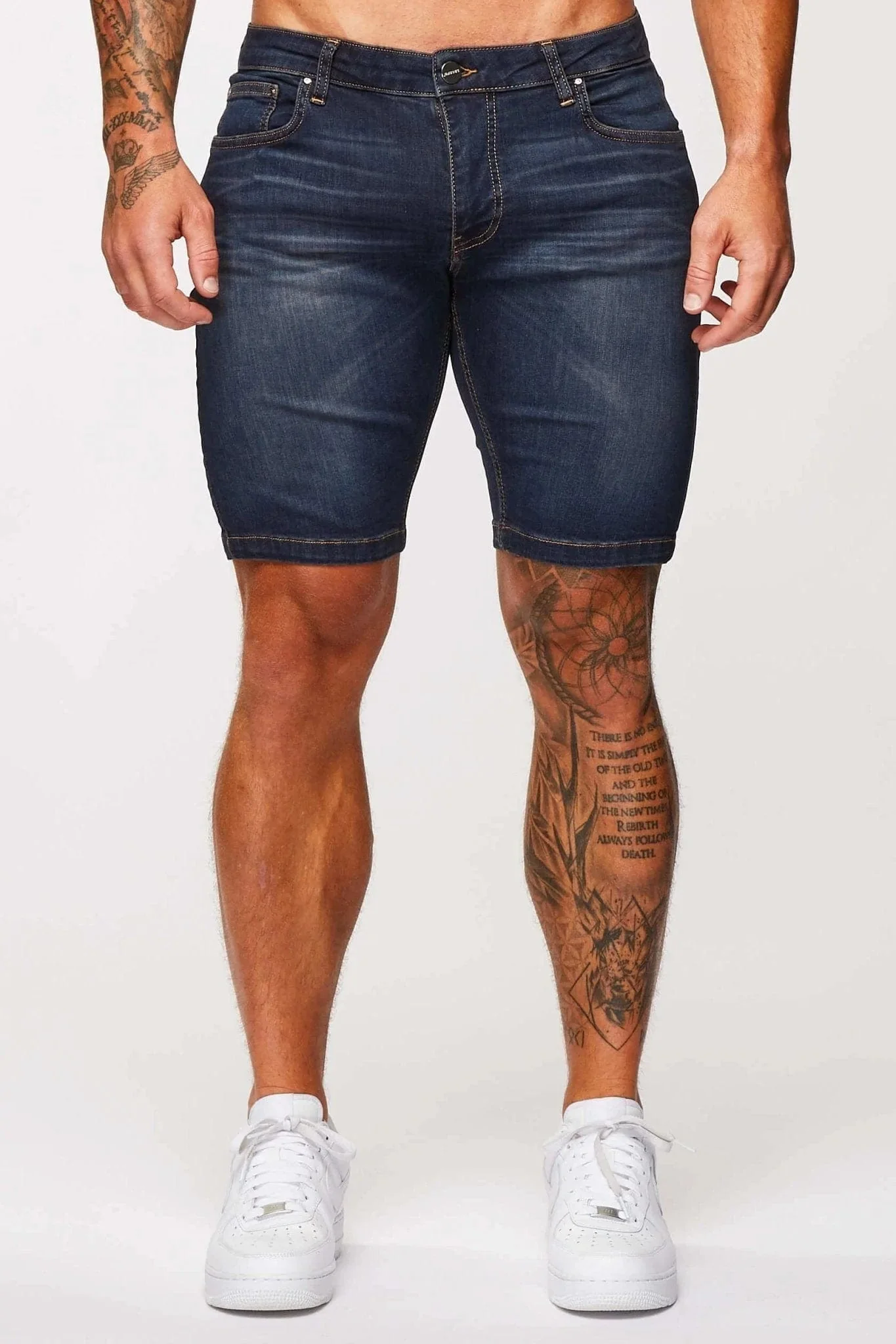 DENIM SHORT - CLASSIC INDIGO BLUE - Image 2