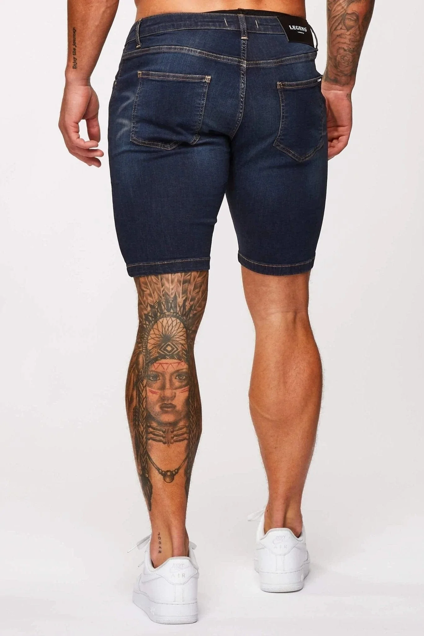 DENIM SHORT - CLASSIC INDIGO BLUE - Image 5