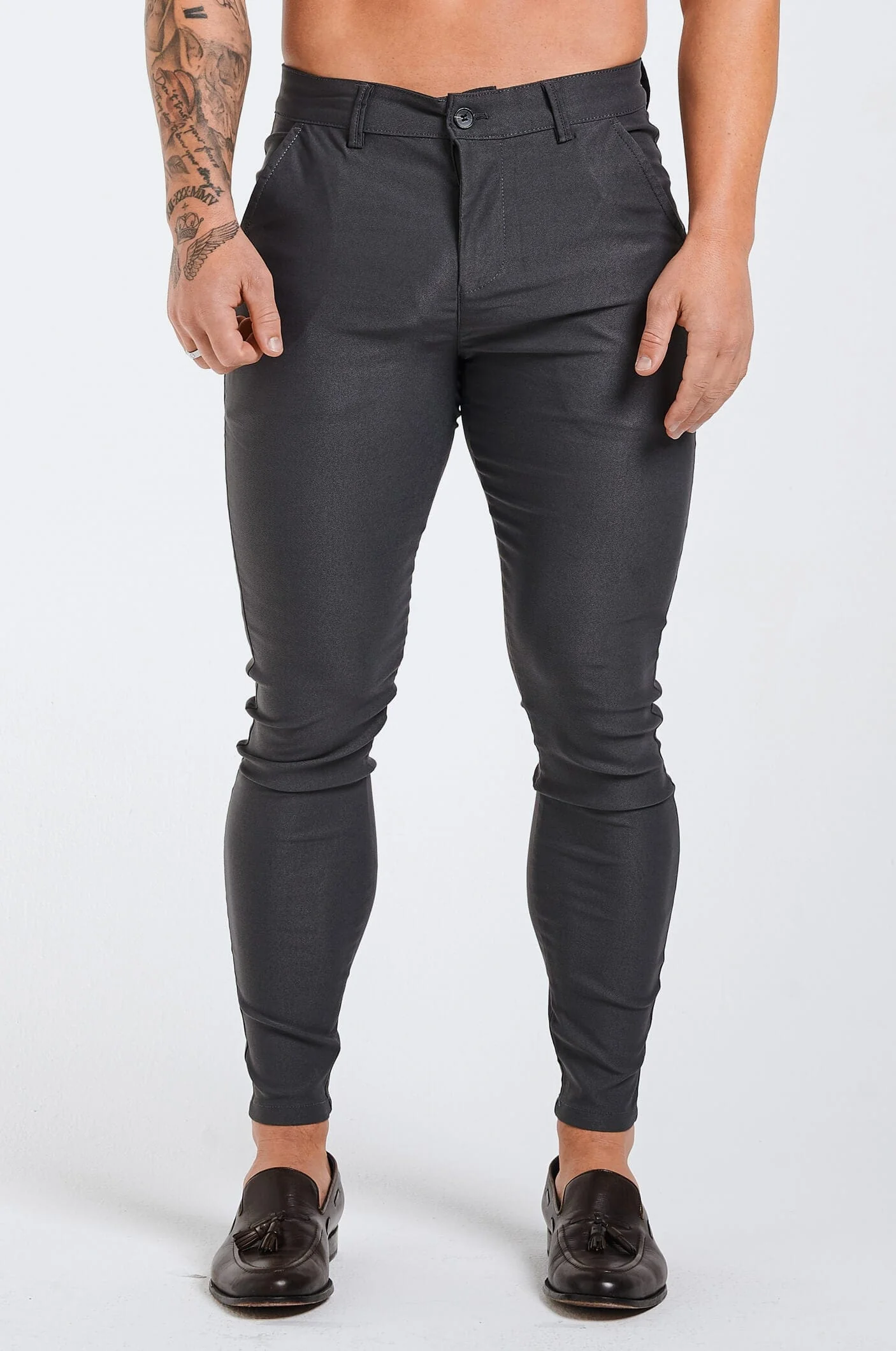 FLEX CHINO - DEEP GREY - Image 4