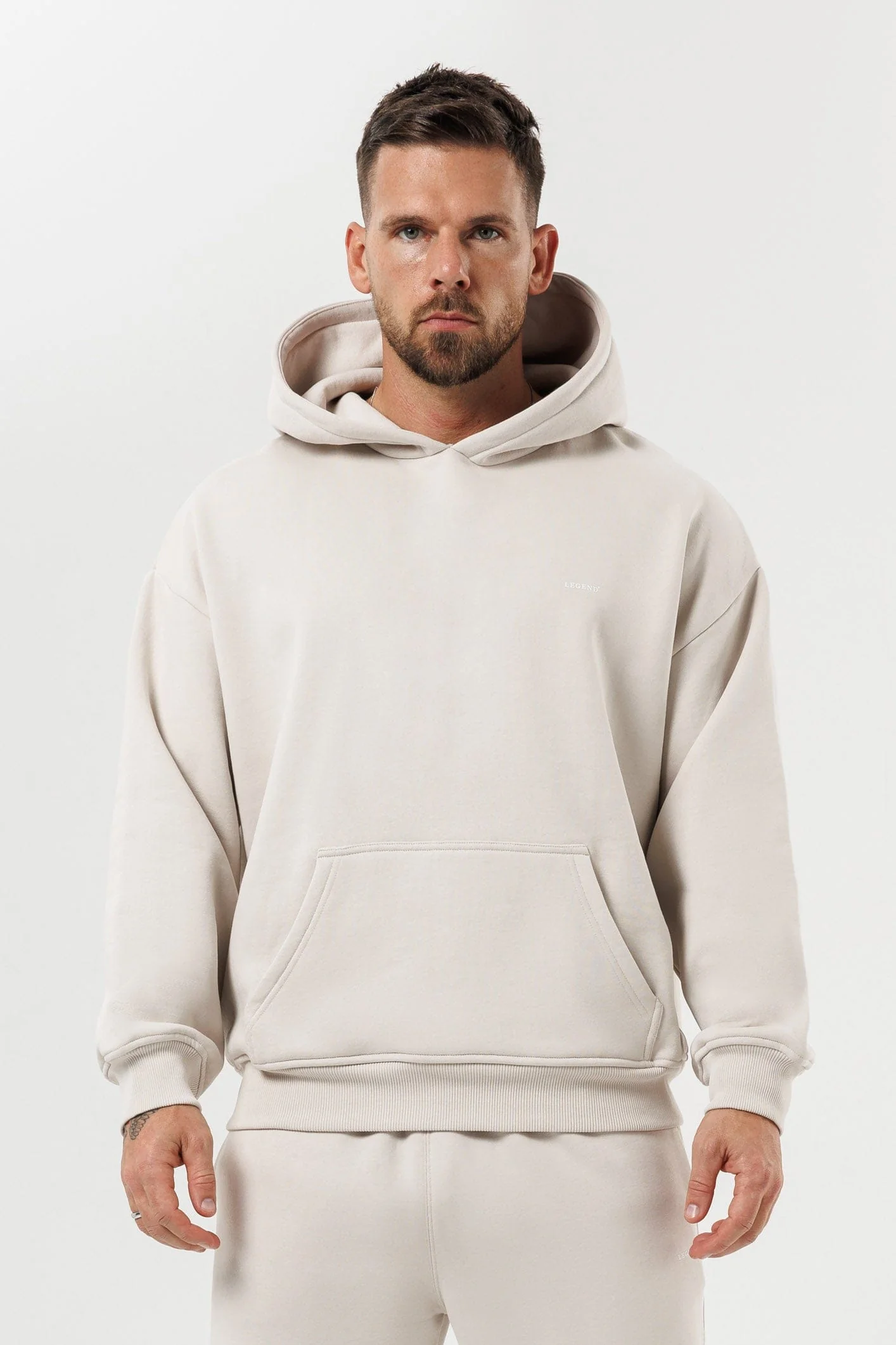HOODIE - BEIGE - Image 2