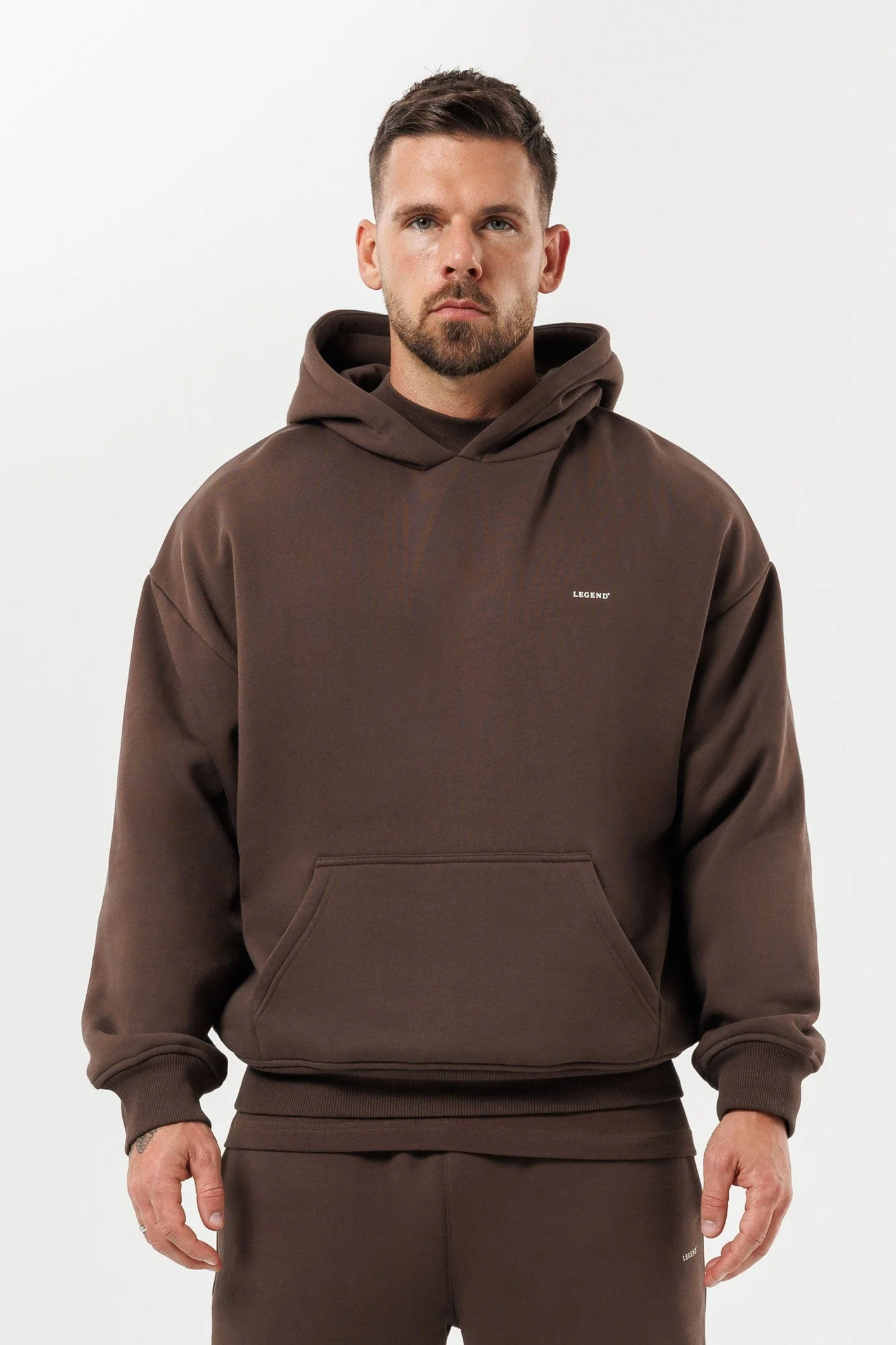 HOODIE - BROWN - Image 2