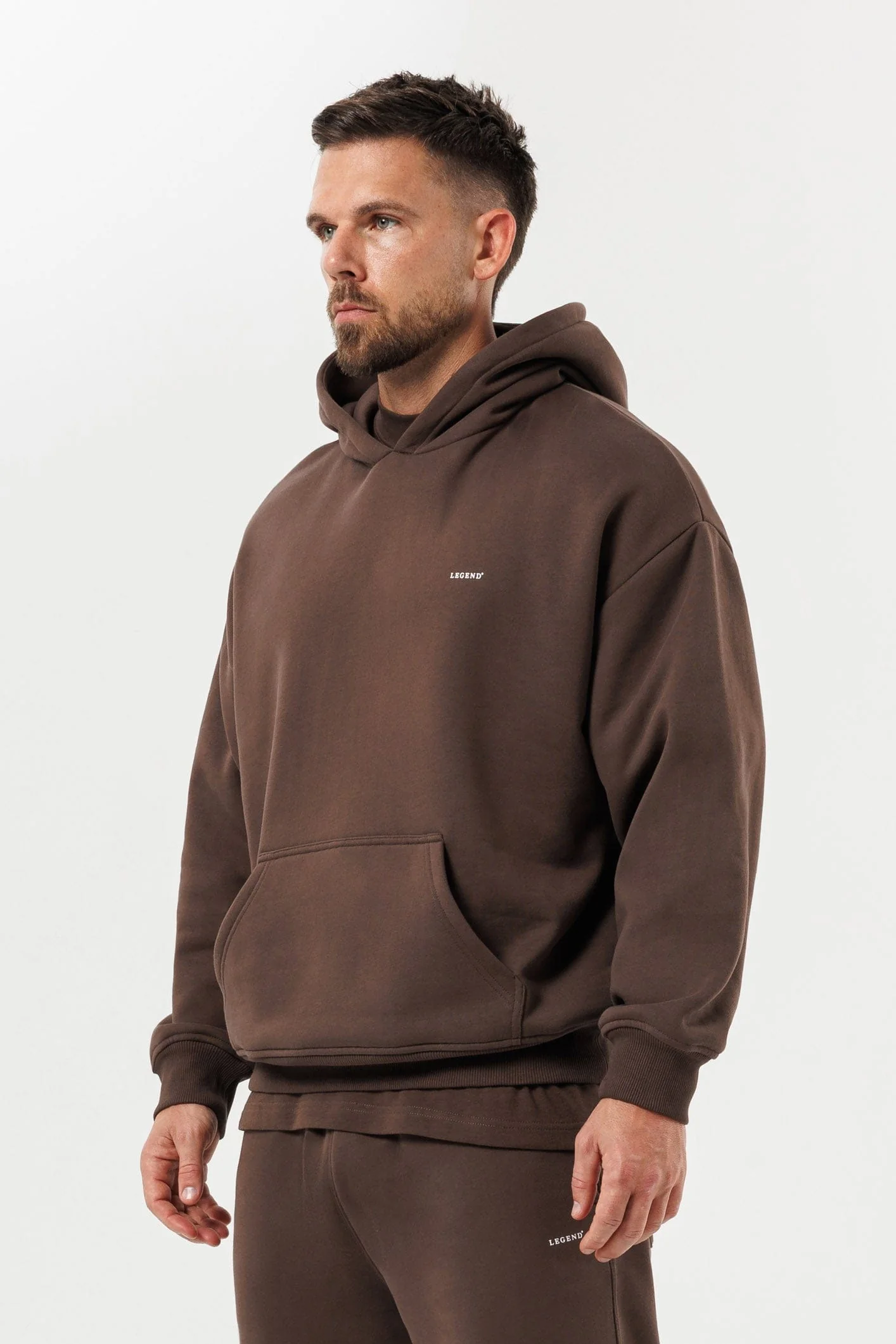 HOODIE - BROWN - Image 9