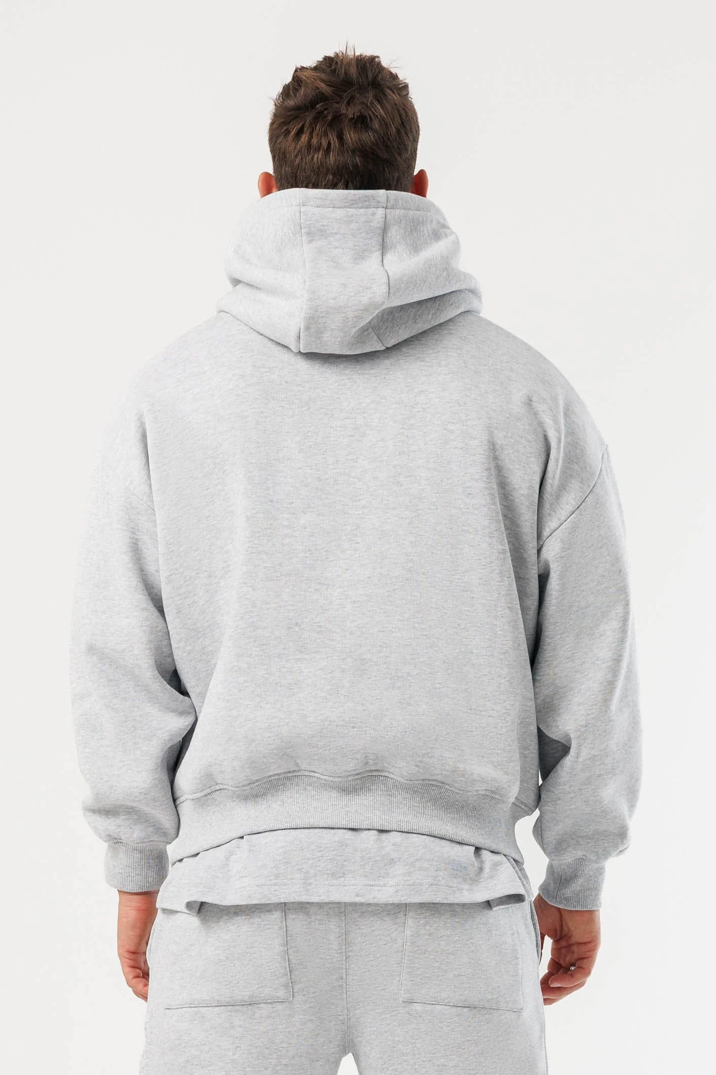 HOODIE - GREY MARL - Image 4