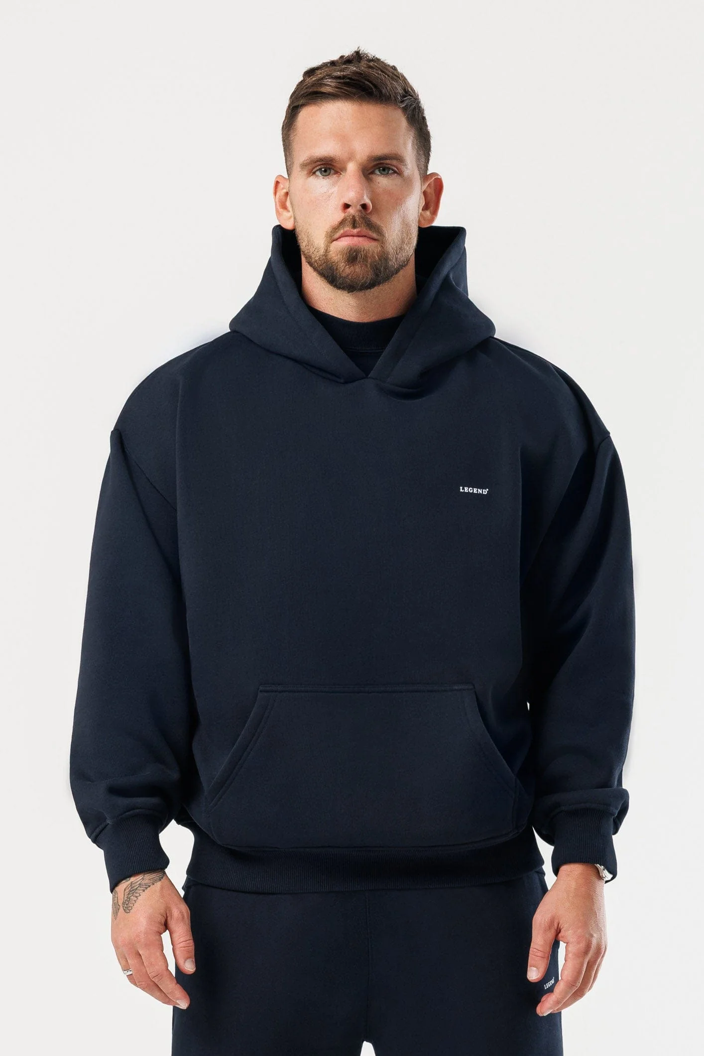 HOODIE - NAVY - Image 2