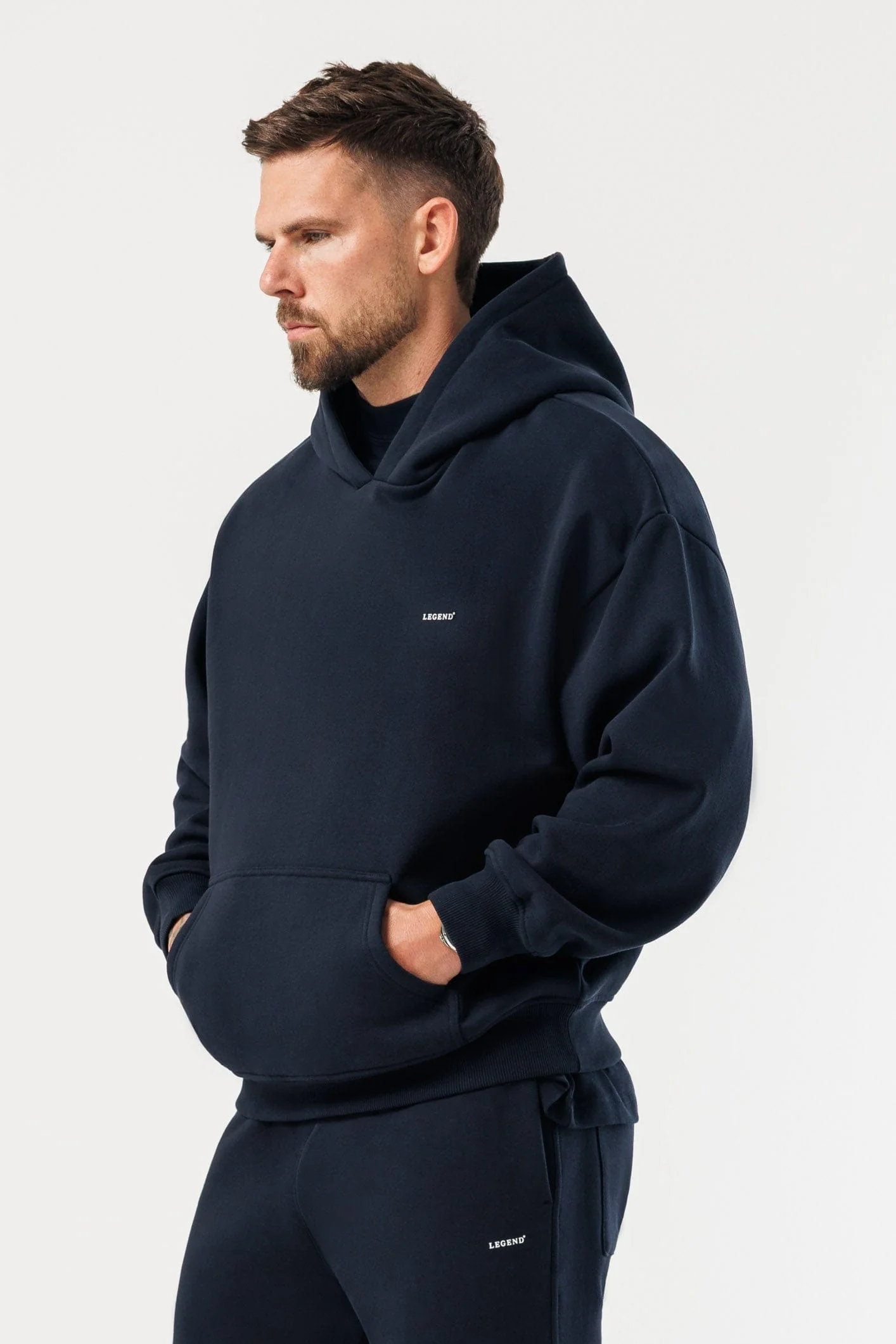 HOODIE - NAVY - Image 6