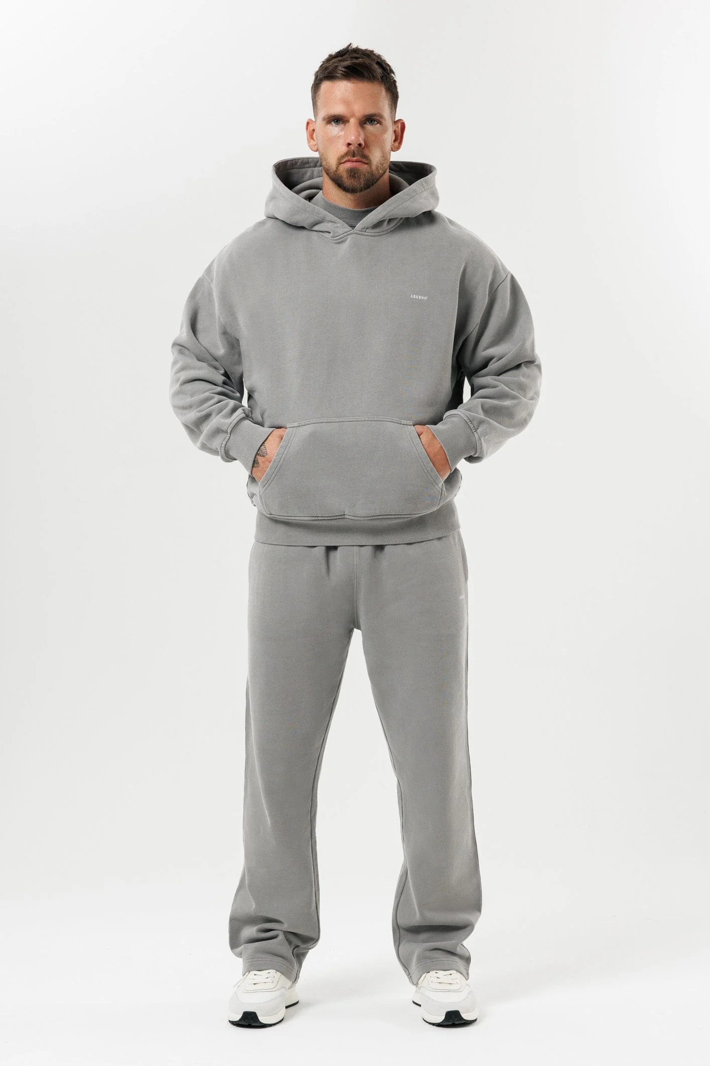 HOODIE - WASHED GREY - Image 5