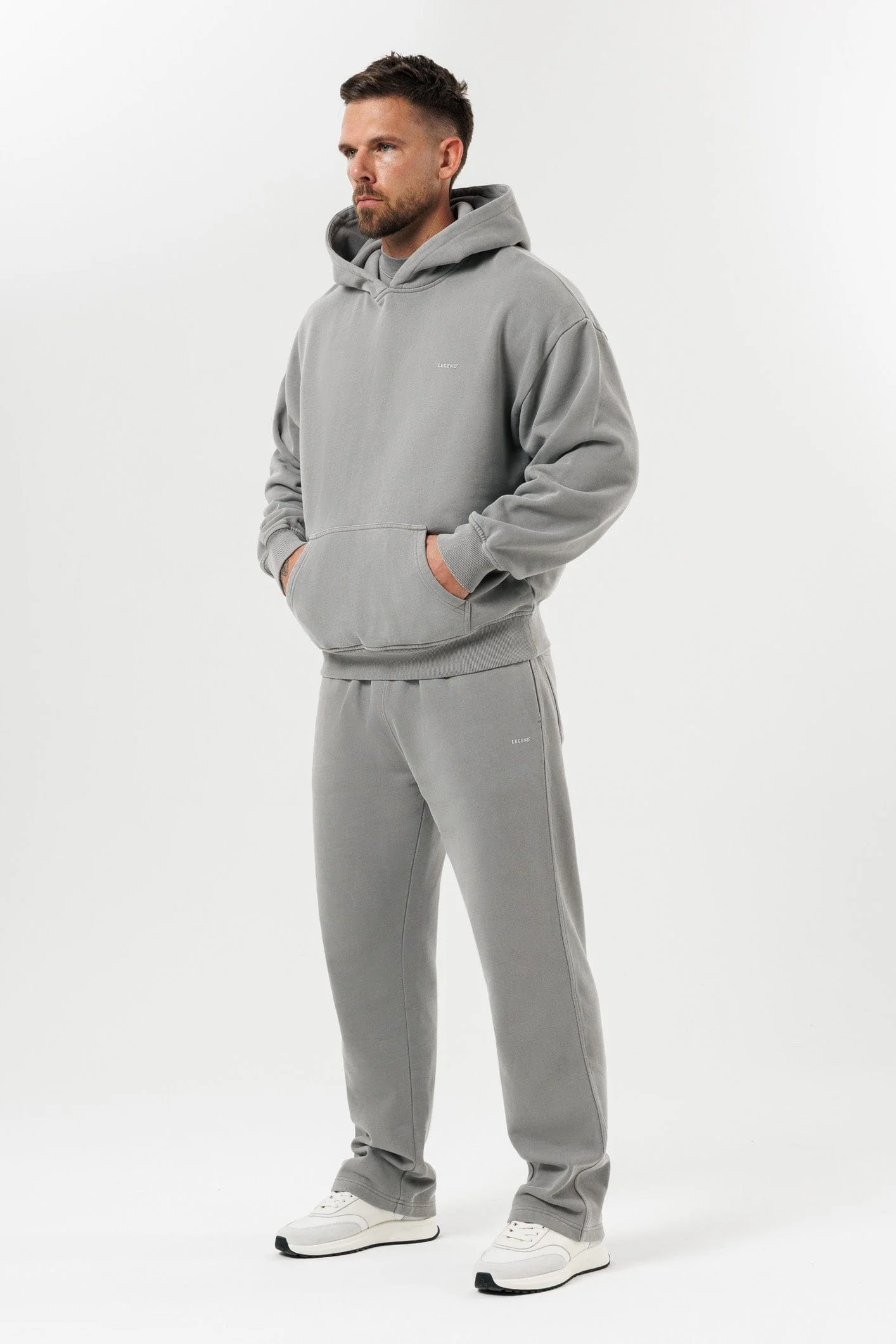 HOODIE - WASHED GREY - Image 6