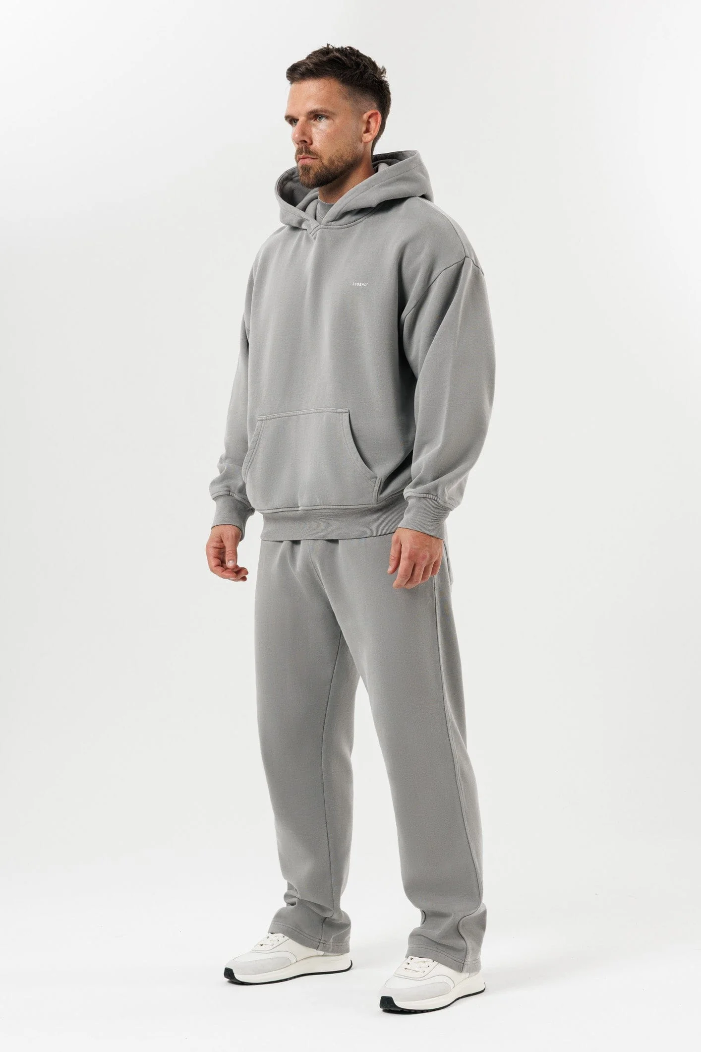 HOODIE - WASHED GREY - Image 8
