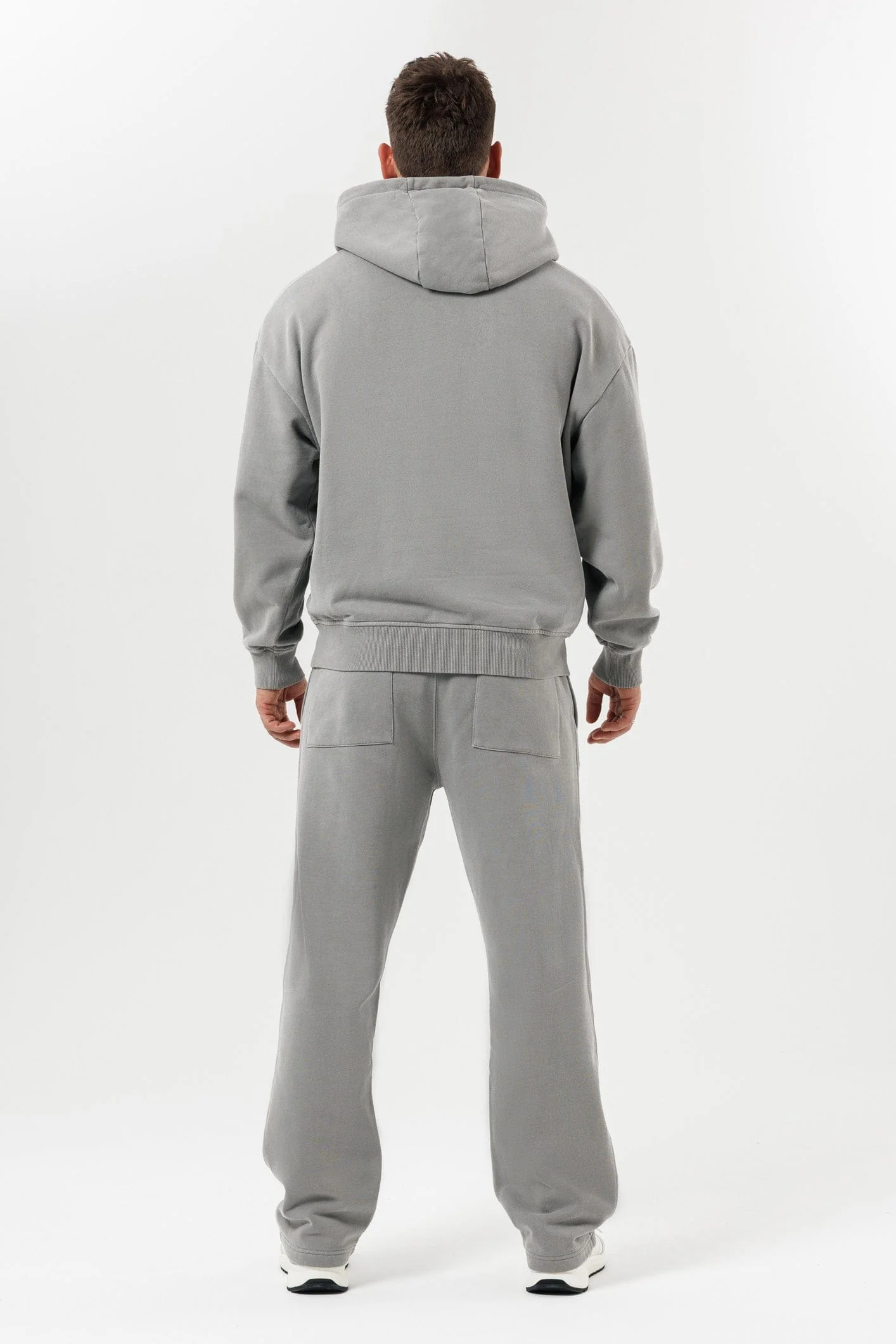 HOODIE - WASHED GREY - Image 9