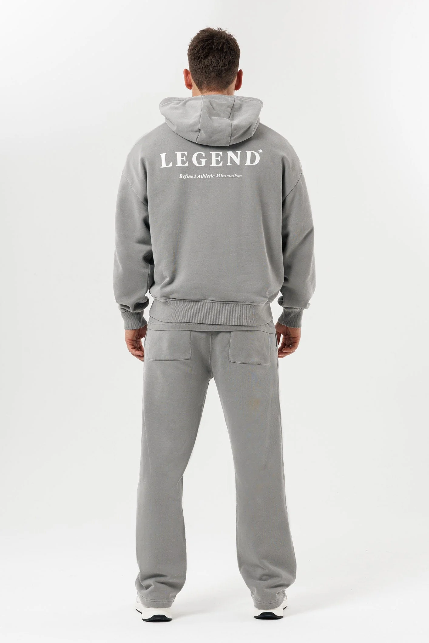 PRINT HOODIE - WASHED GREY - Image 6
