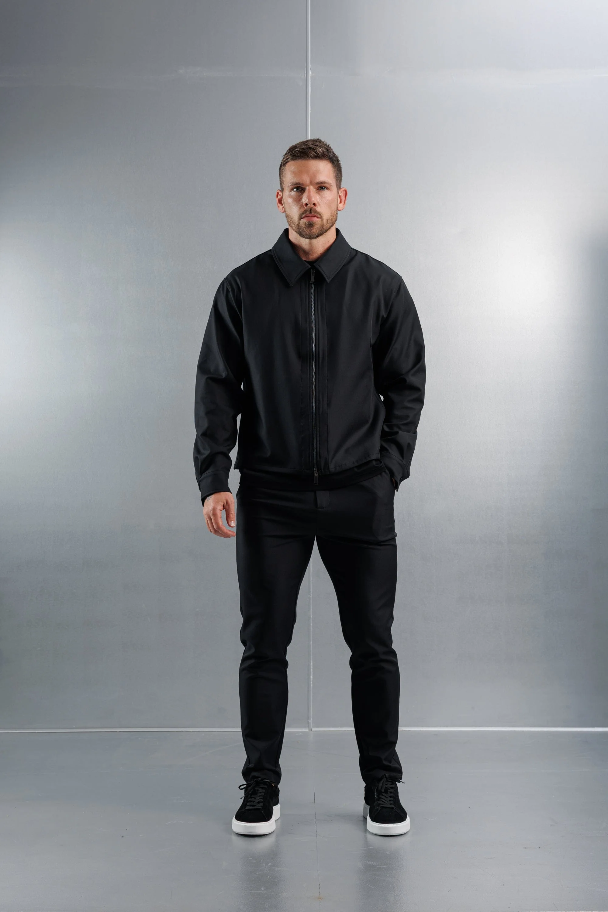 HYBRID JACKET - BLACK - Image 2