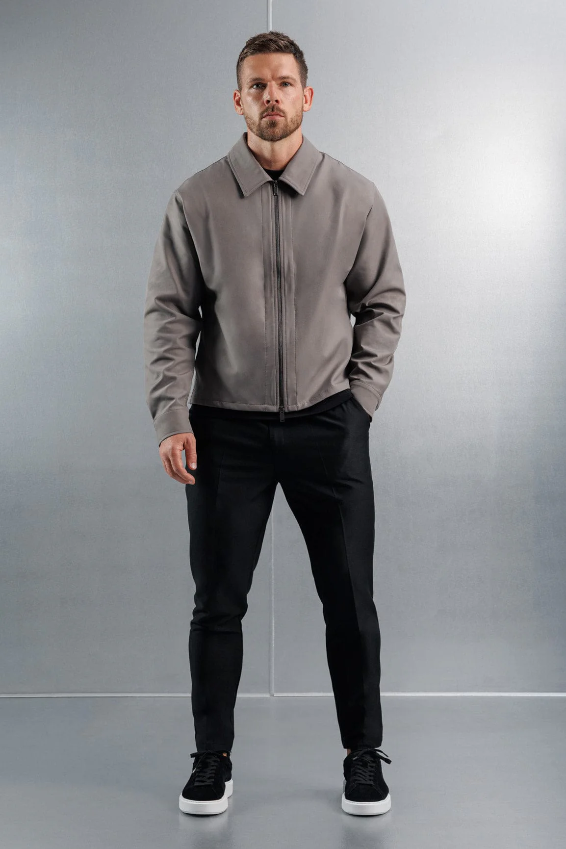 HYBRID JACKET - DARK GREY - Image 5