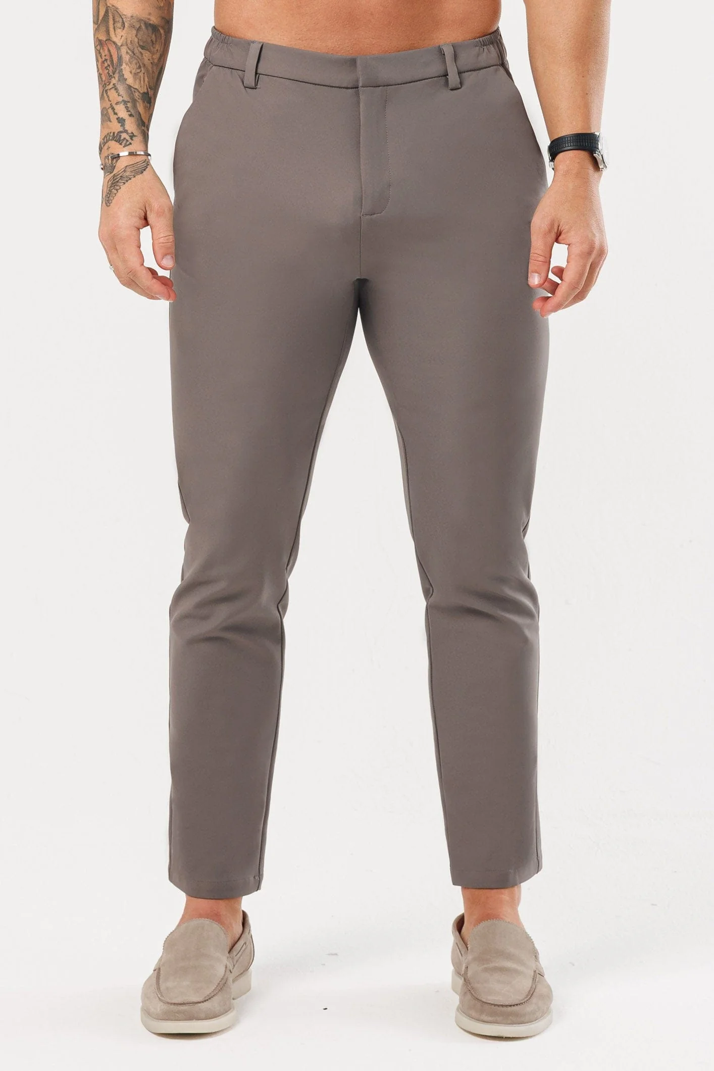 HYBRID TROUSER - DARK GREY - Image 3