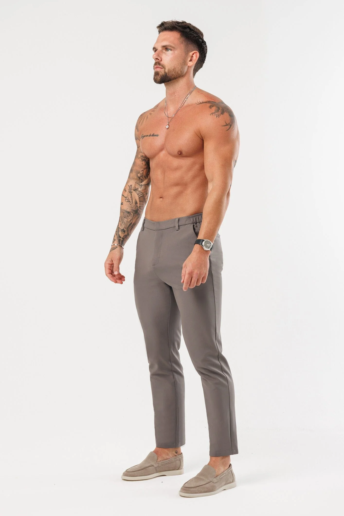 HYBRID TROUSER - DARK GREY - Image 5