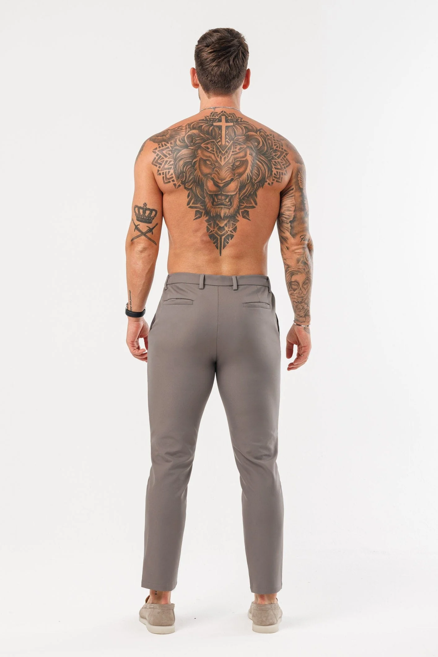 HYBRID TROUSER - DARK GREY - Image 6