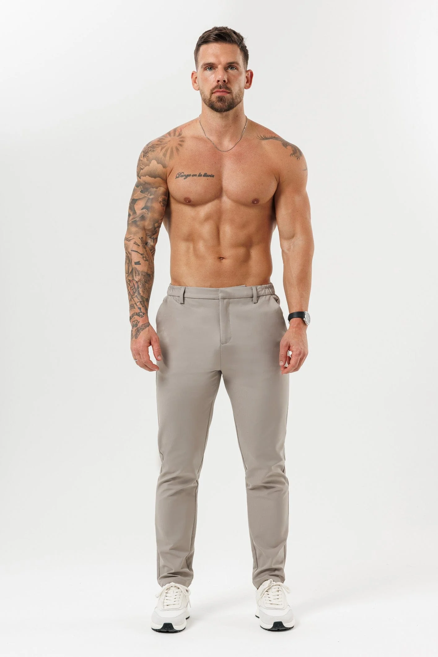 HYBRID TROUSER - MOCHA - Image 2