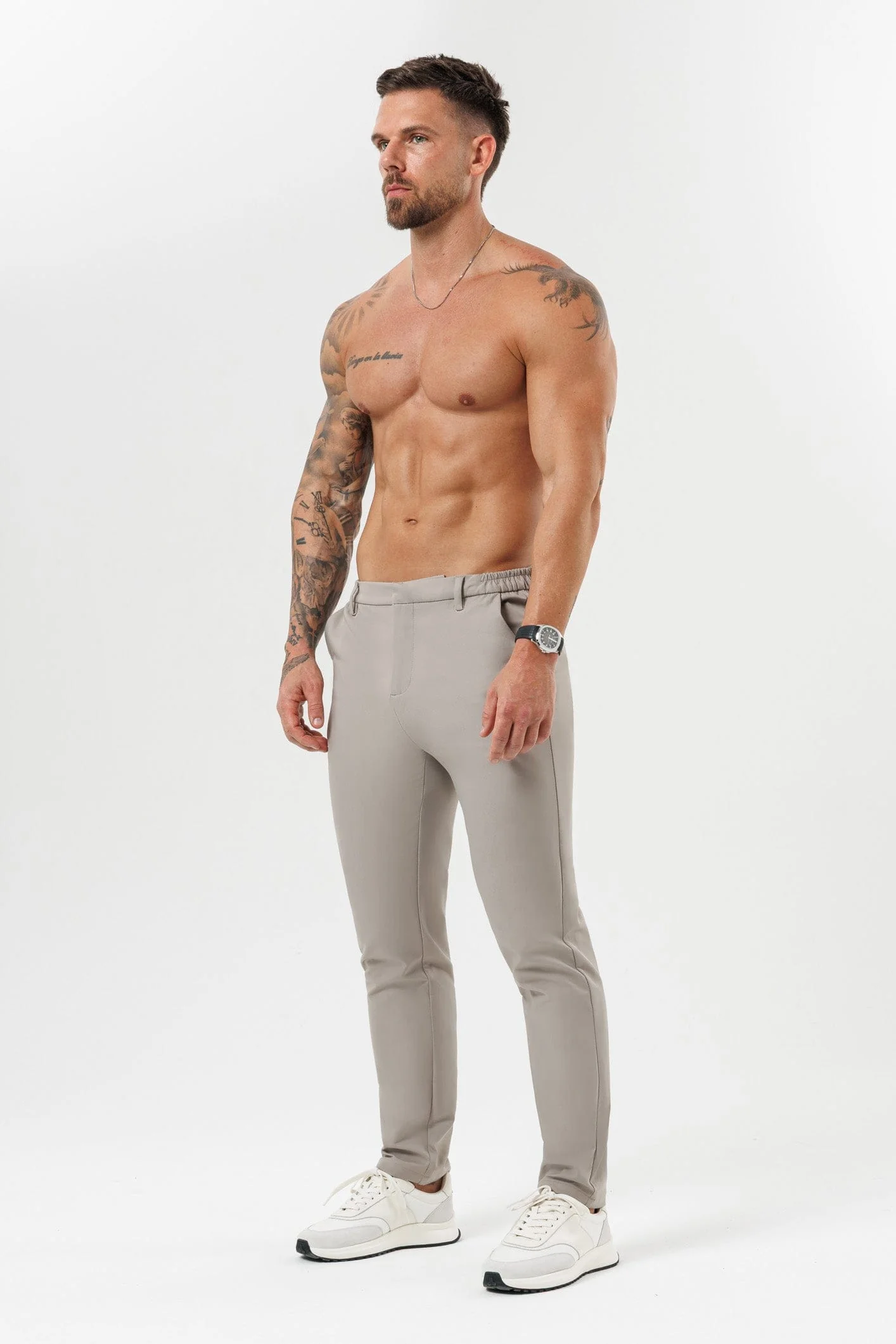 HYBRID TROUSER - MOCHA - Image 4