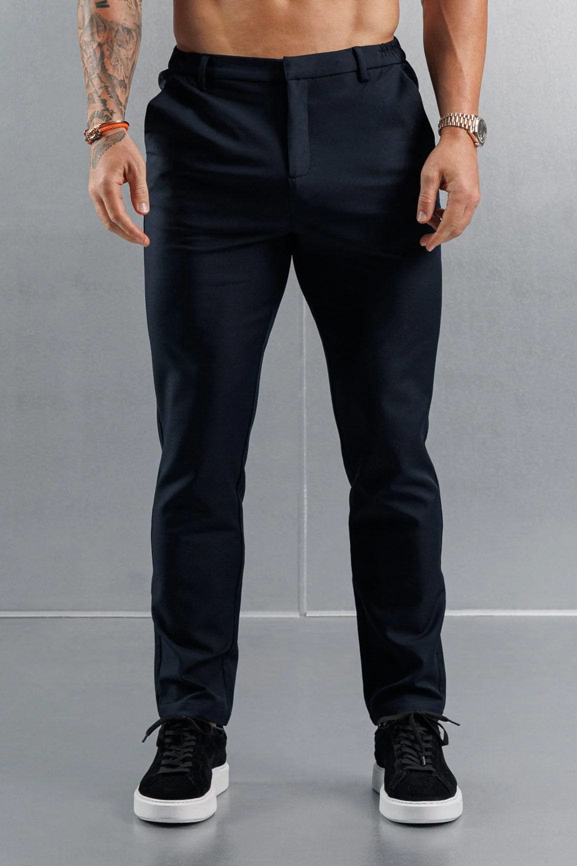 HYBRID TROUSER - NAVY - Image 9