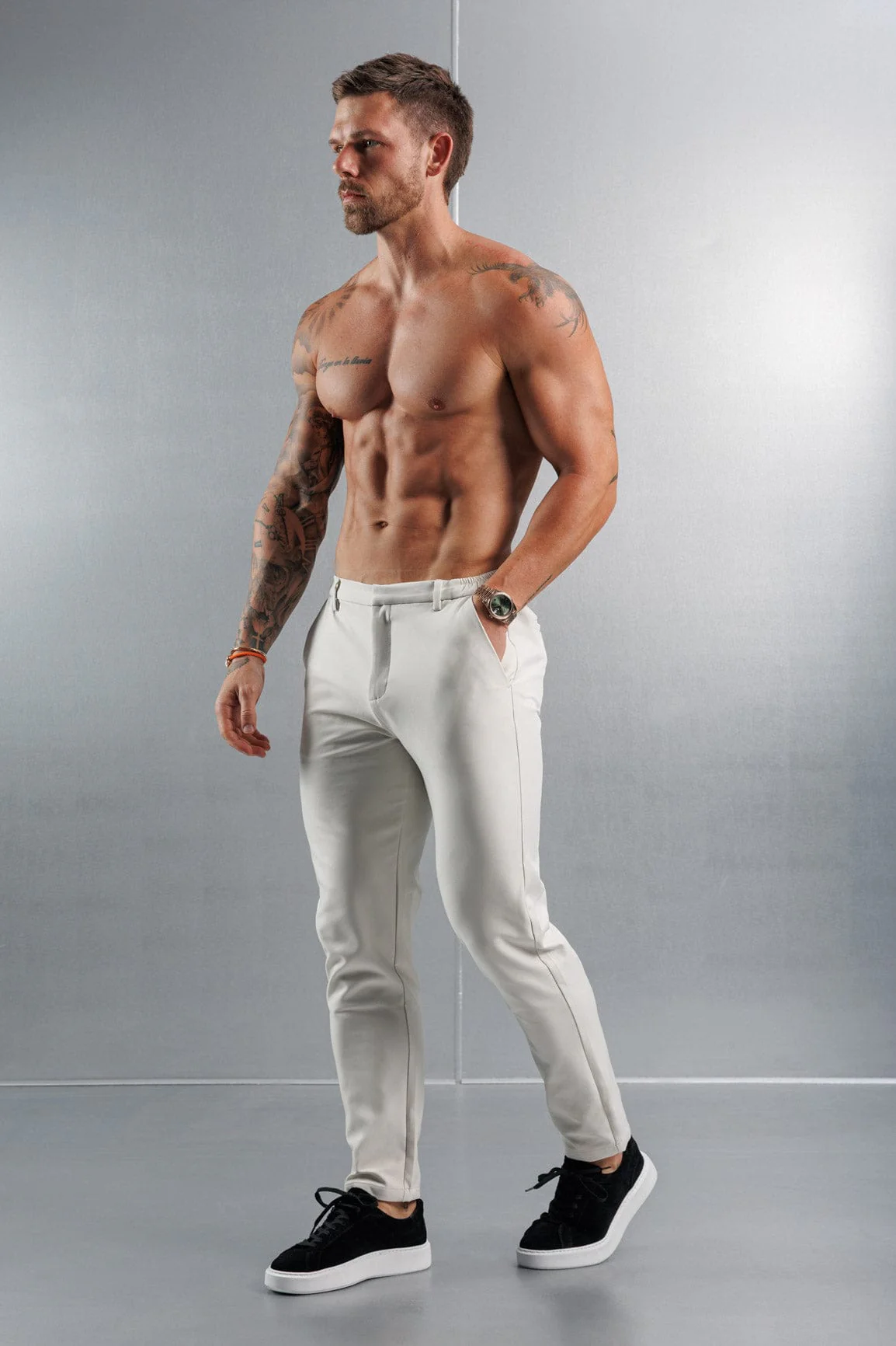 HYBRID TROUSER - STONE - Image 11