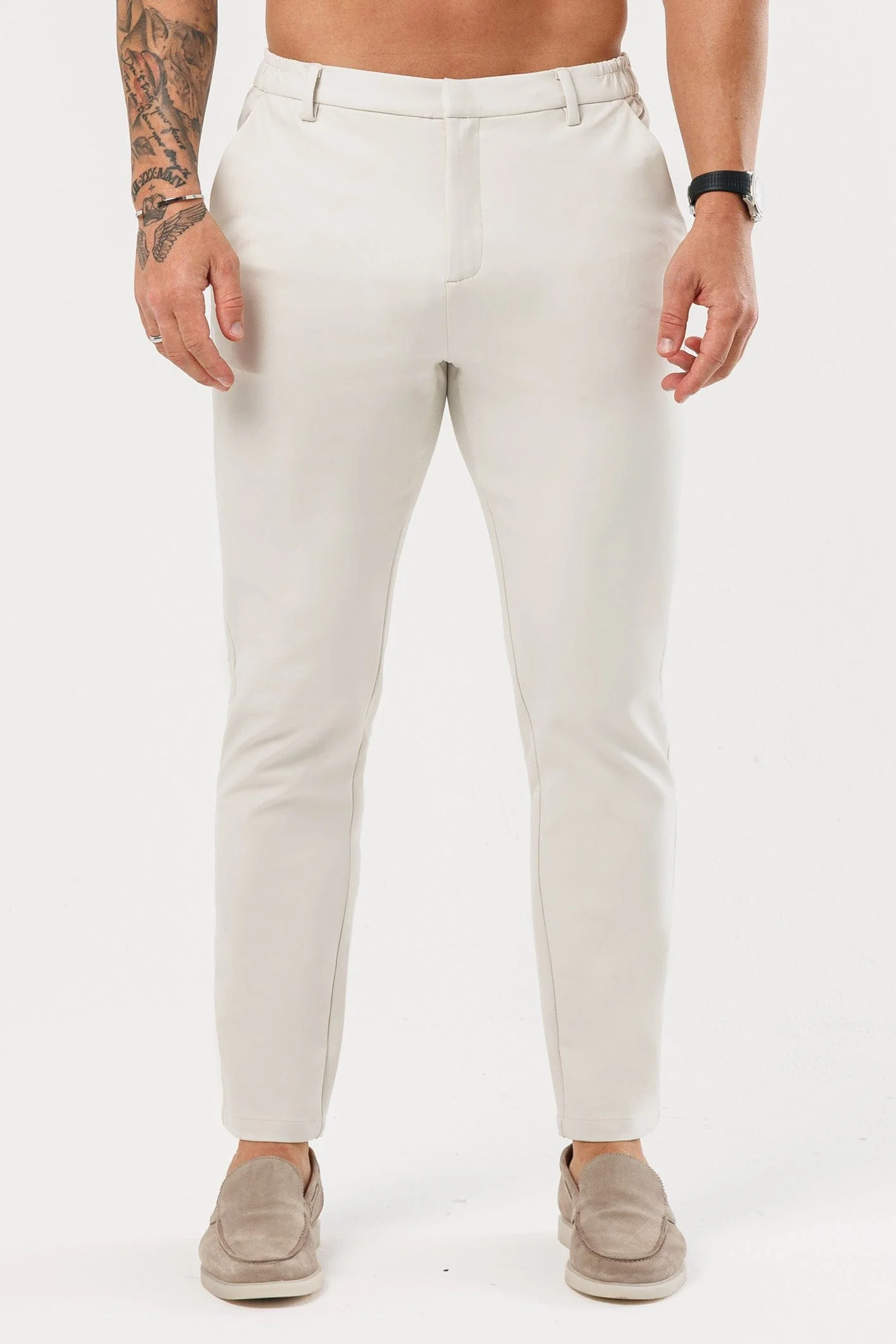 HYBRID TROUSER - STONE - Image 3