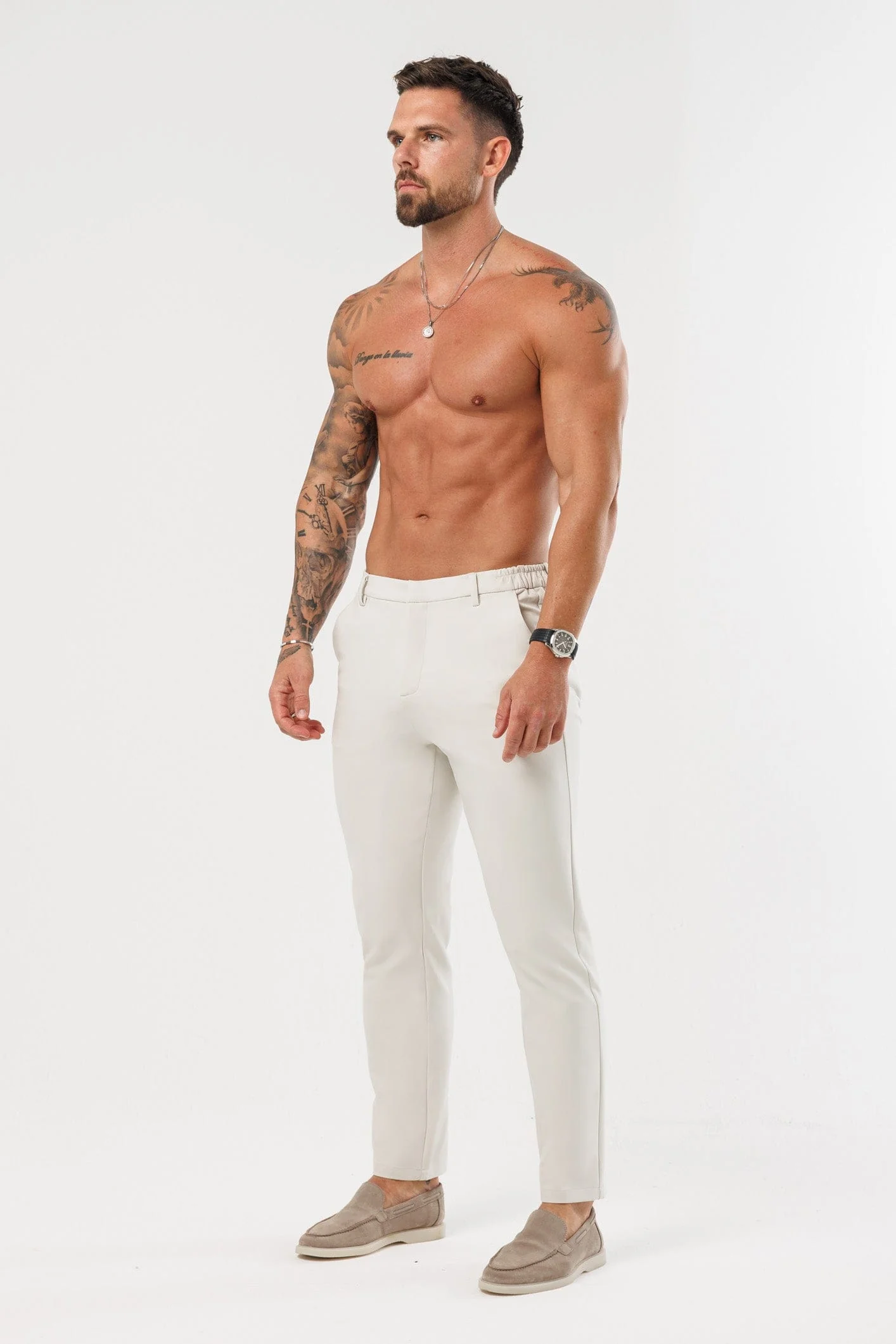 HYBRID TROUSER - STONE - Image 4