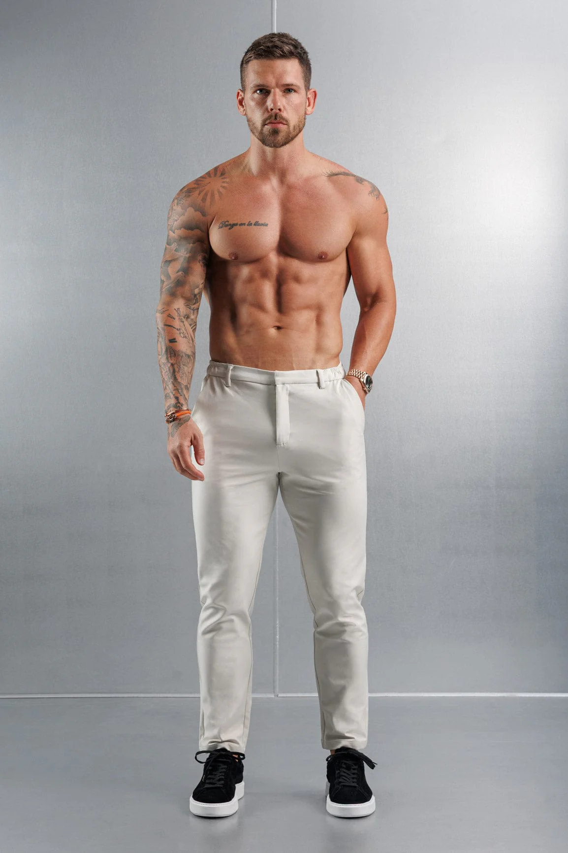HYBRID TROUSER - STONE - Image 9
