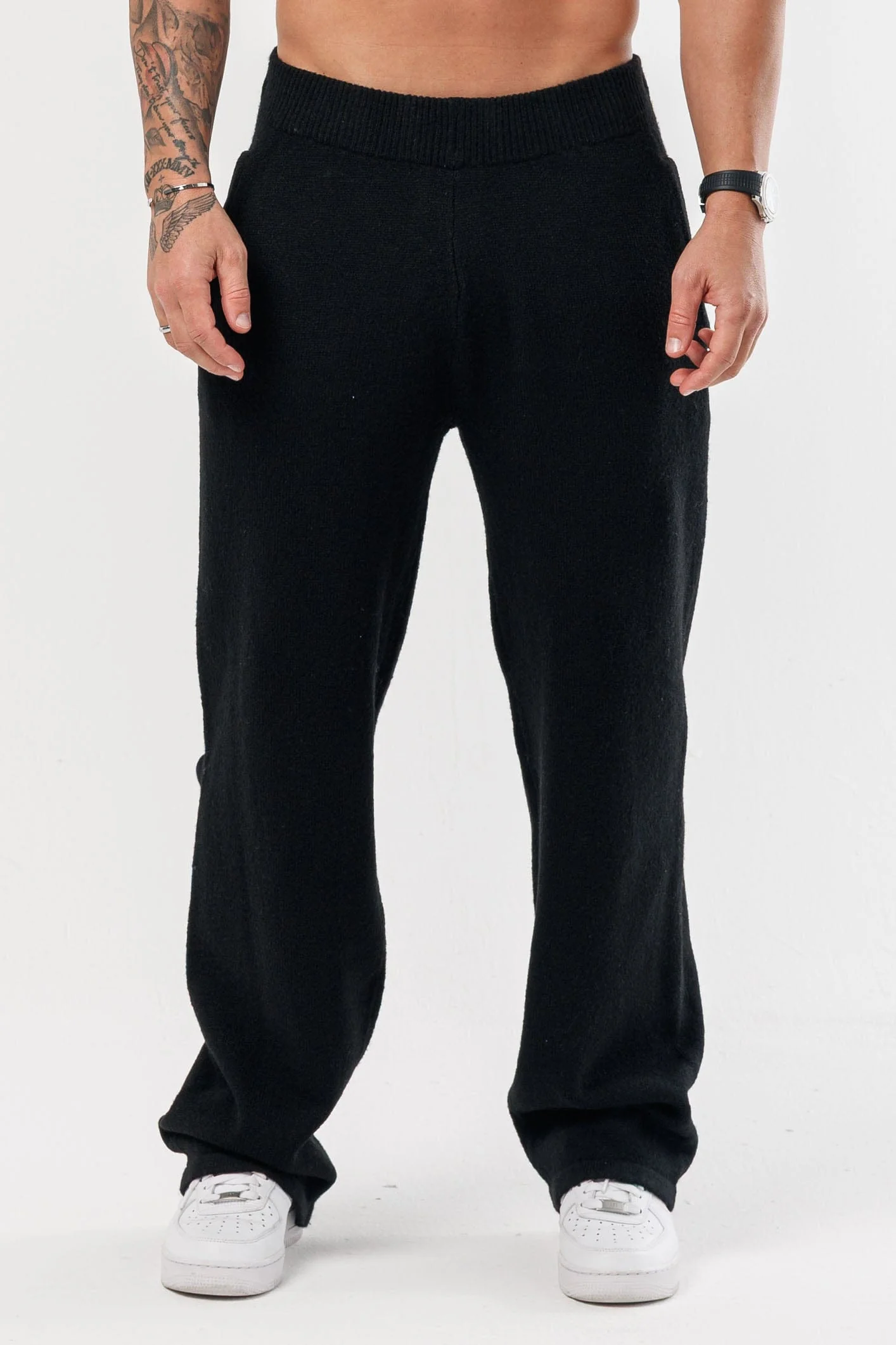 KNIT JOGGER - BLACK