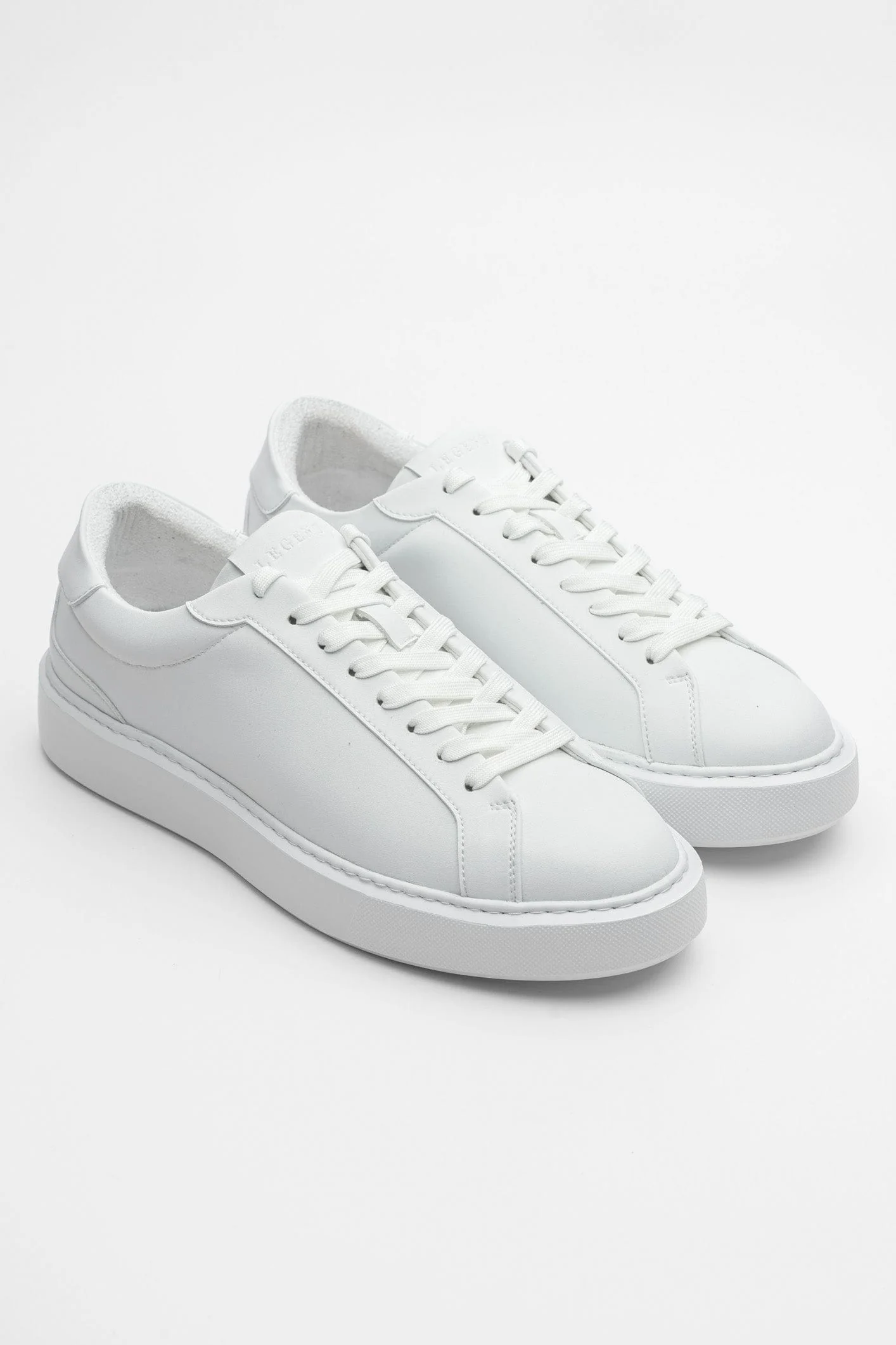 LEATHER TRAINER - WHITE - Image 2