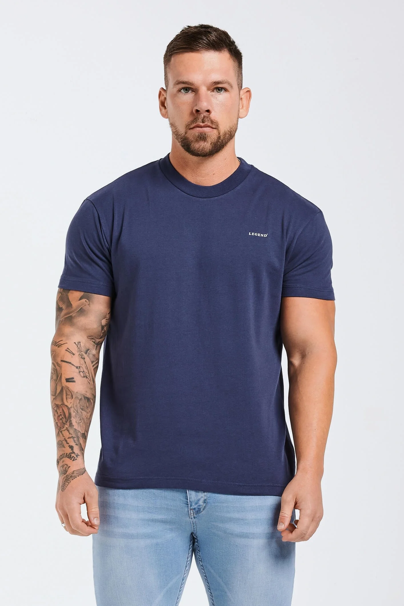 PREMIUM BASICS T-SHIRT - INDIGO NAVY - Image 2