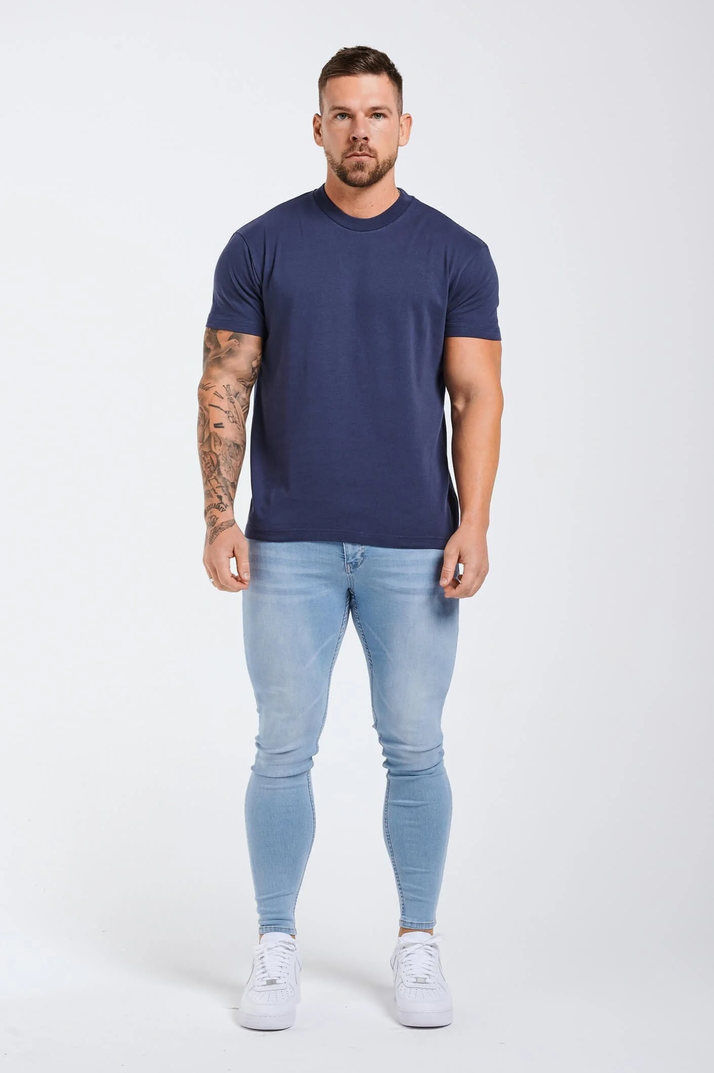 PREMIUM BASICS T-SHIRT - INDIGO NAVY - Image 4