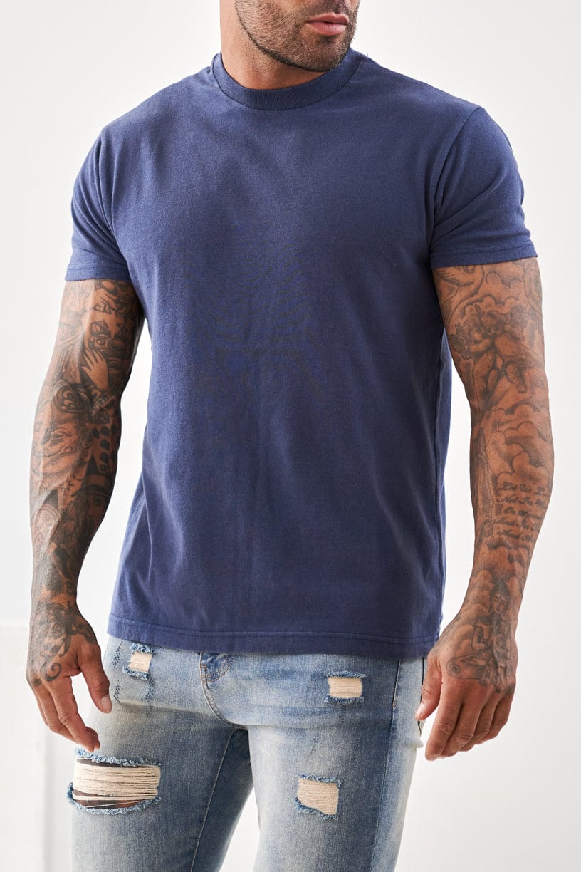 PREMIUM BASICS T-SHIRT - INDIGO NAVY - Image 5
