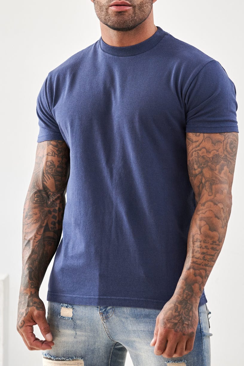 PREMIUM BASICS T-SHIRT - INDIGO NAVY - Image 7