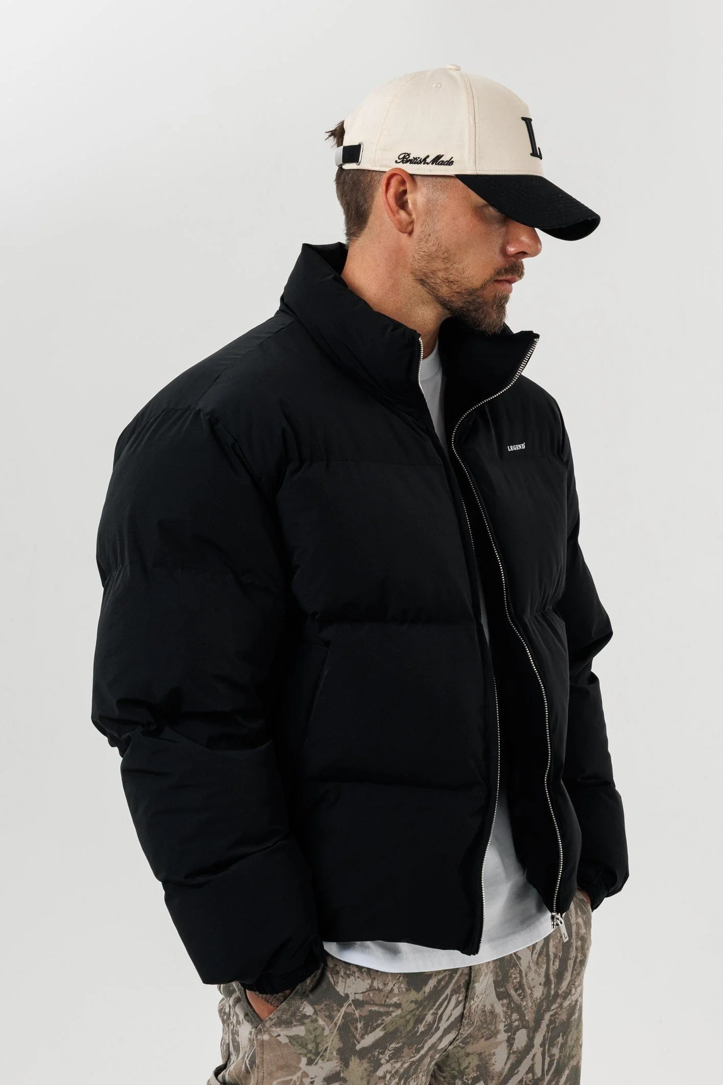 LEGEND INITIAL LOGO CAP - BLACK - Image 4