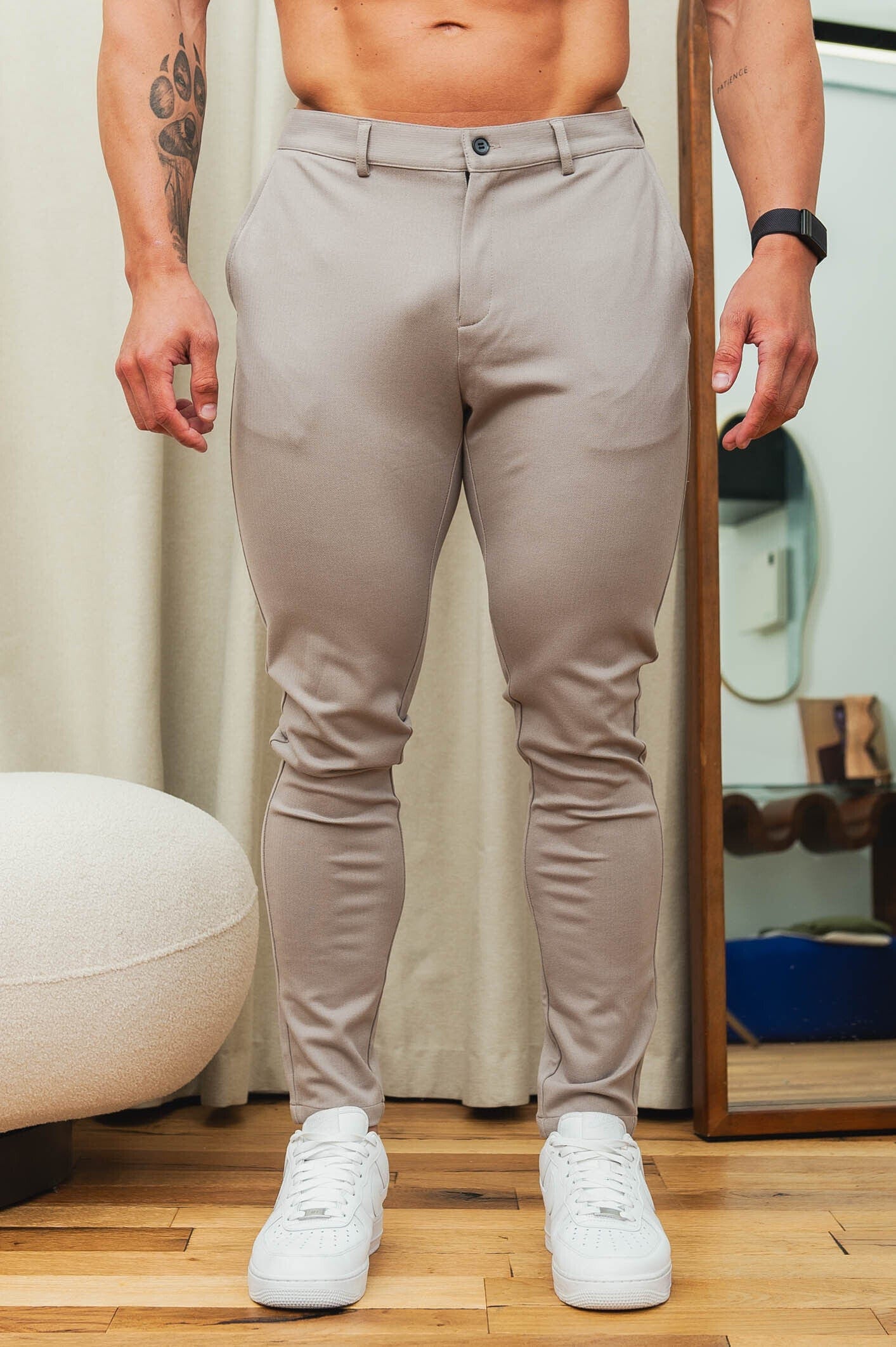 LUXE TROUSER - TAUPE - Image 9